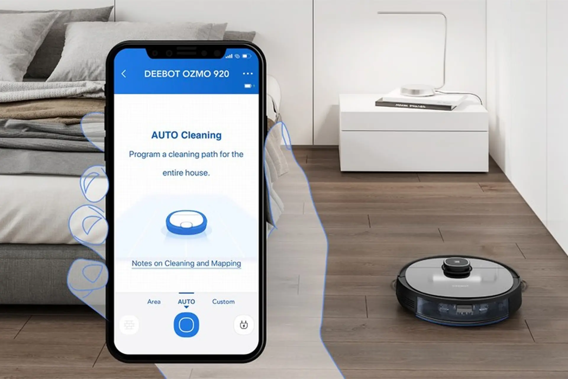Hướng dẫn chia sẻ quyền điều khiển robot hút bụi lau nhà cho nhiều thiết bị