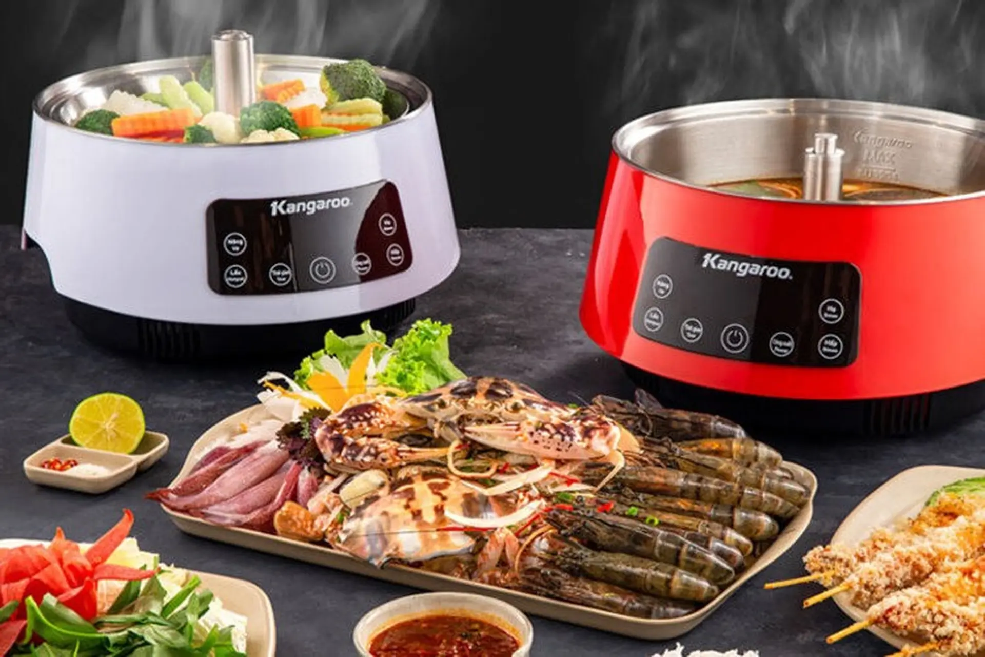 Review nồi lẩu điện Kangaroo KG279: Thiết kế độc đáo, đa chế độ nấu, rất đáng mua
