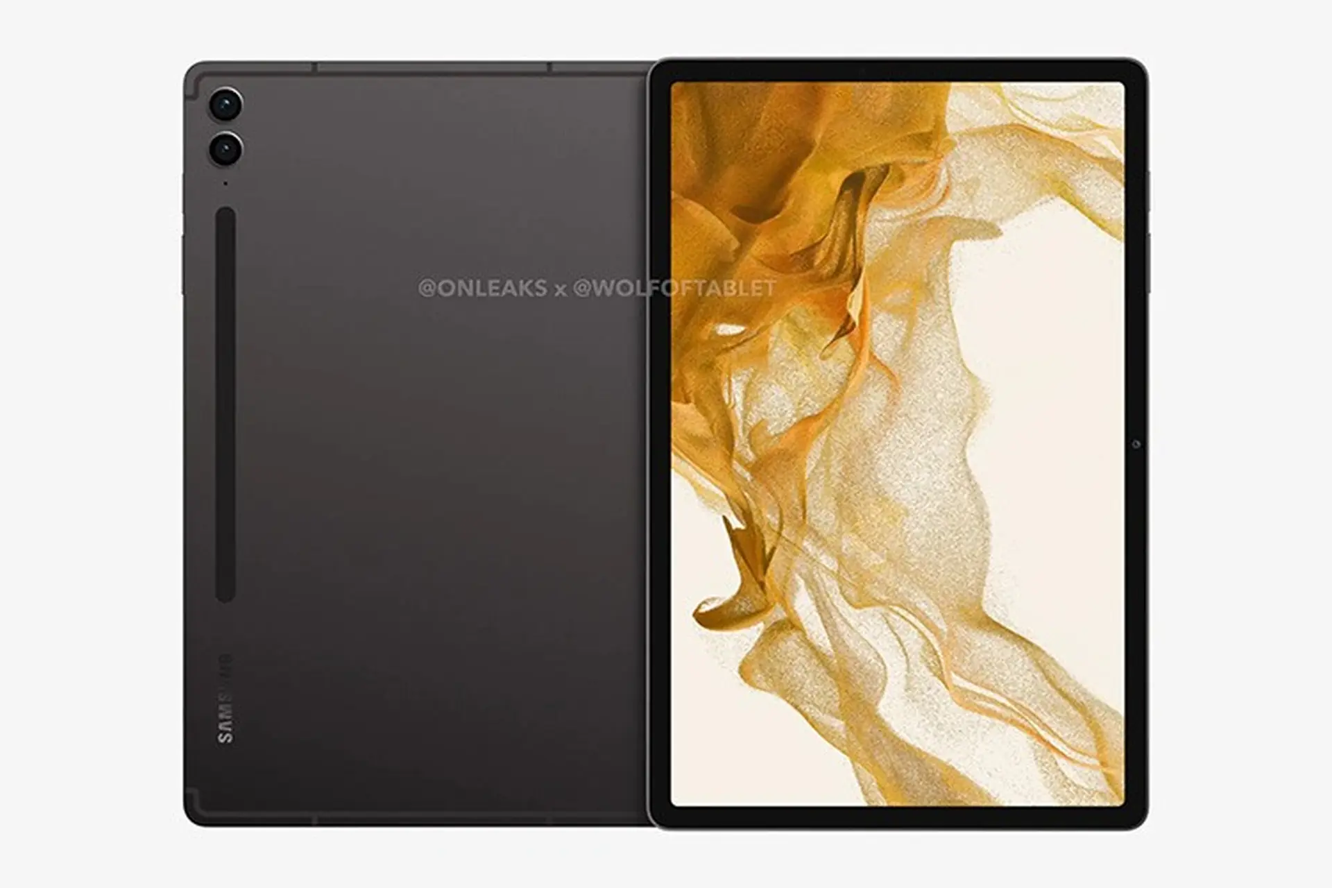 Thiết kế Samsung Galaxy Tab S9 FE Plus lộ diện rõ nét trong ảnh render