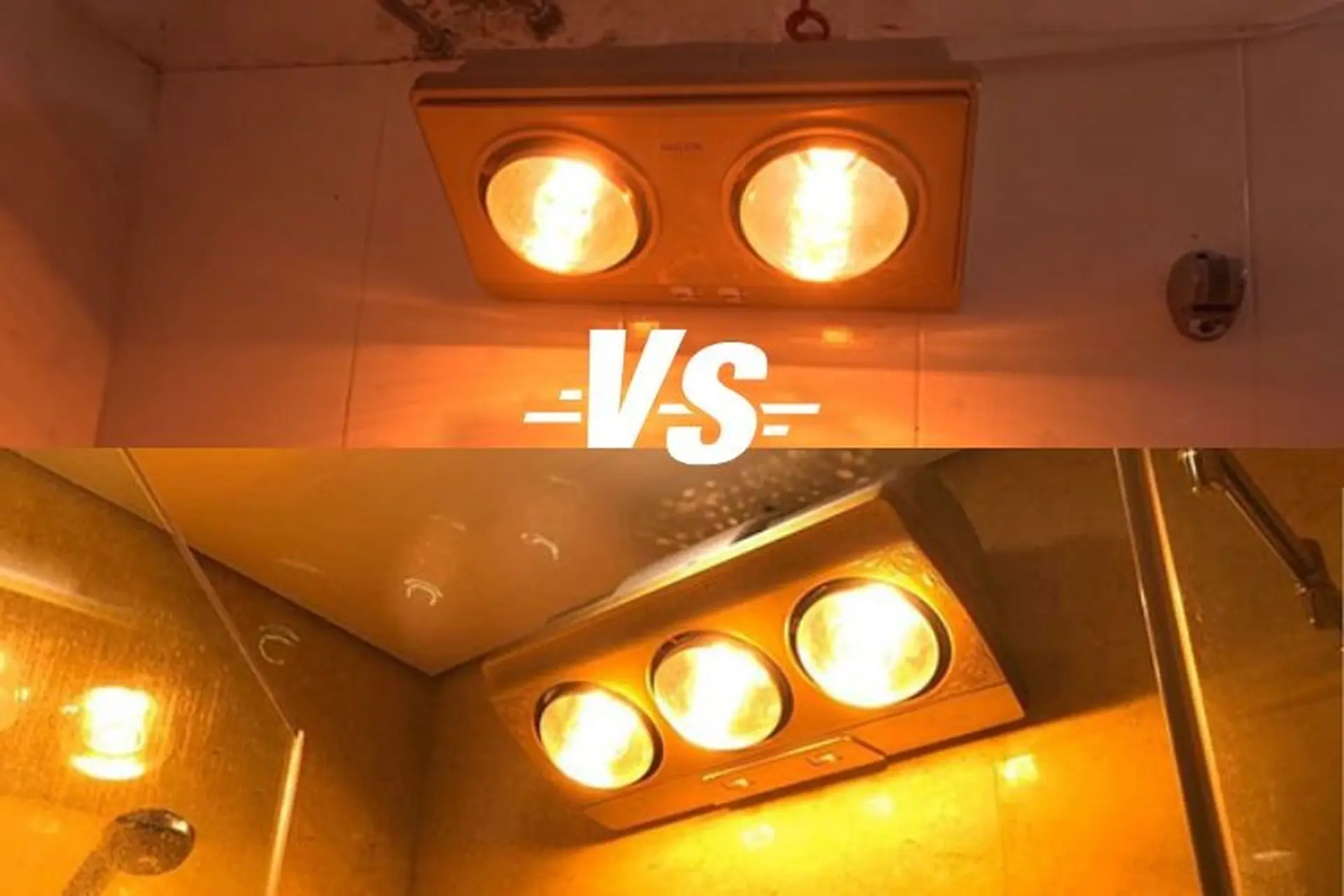 Đánh giá đèn sưởi nhà tắm Kangaroo: Nên mua loại 2 bóng hay 3 bóng? 