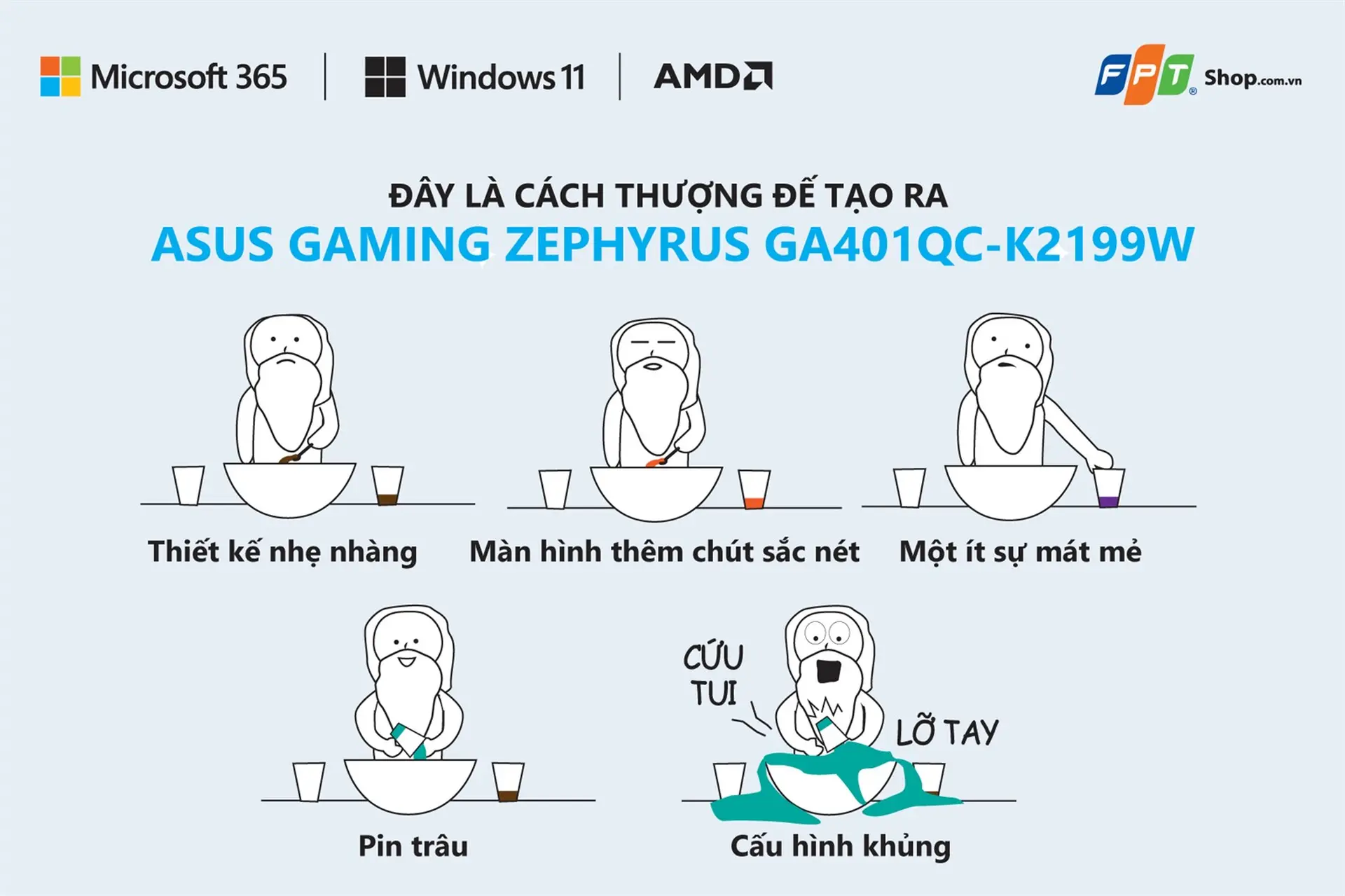 Laptop Asus Gaming ZEPHYRUS GA401QC-K2199W chiếc máy tính gaming mà ai cũng muốn sở hữu