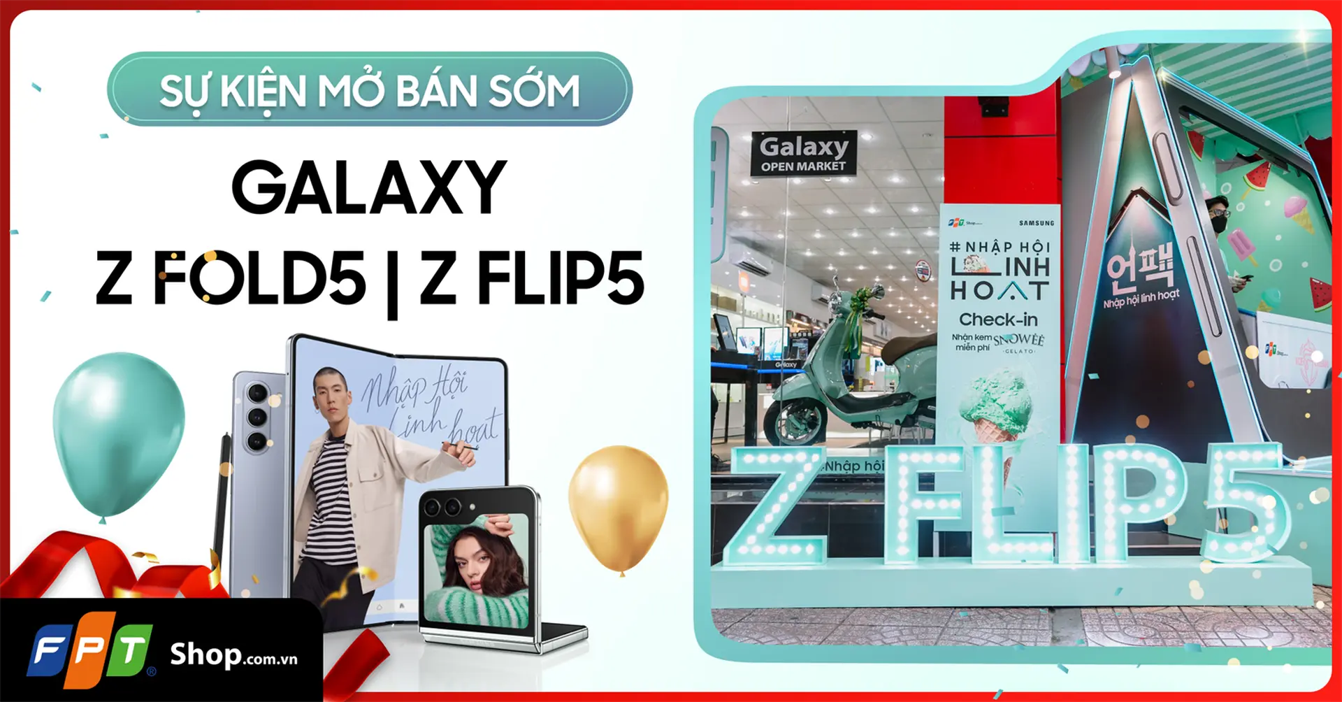 FPT Shop chính thức mở bán bộ đôi Galaxy Z5 series với ưu đãi trị giá đến 14.000.000 đồng
