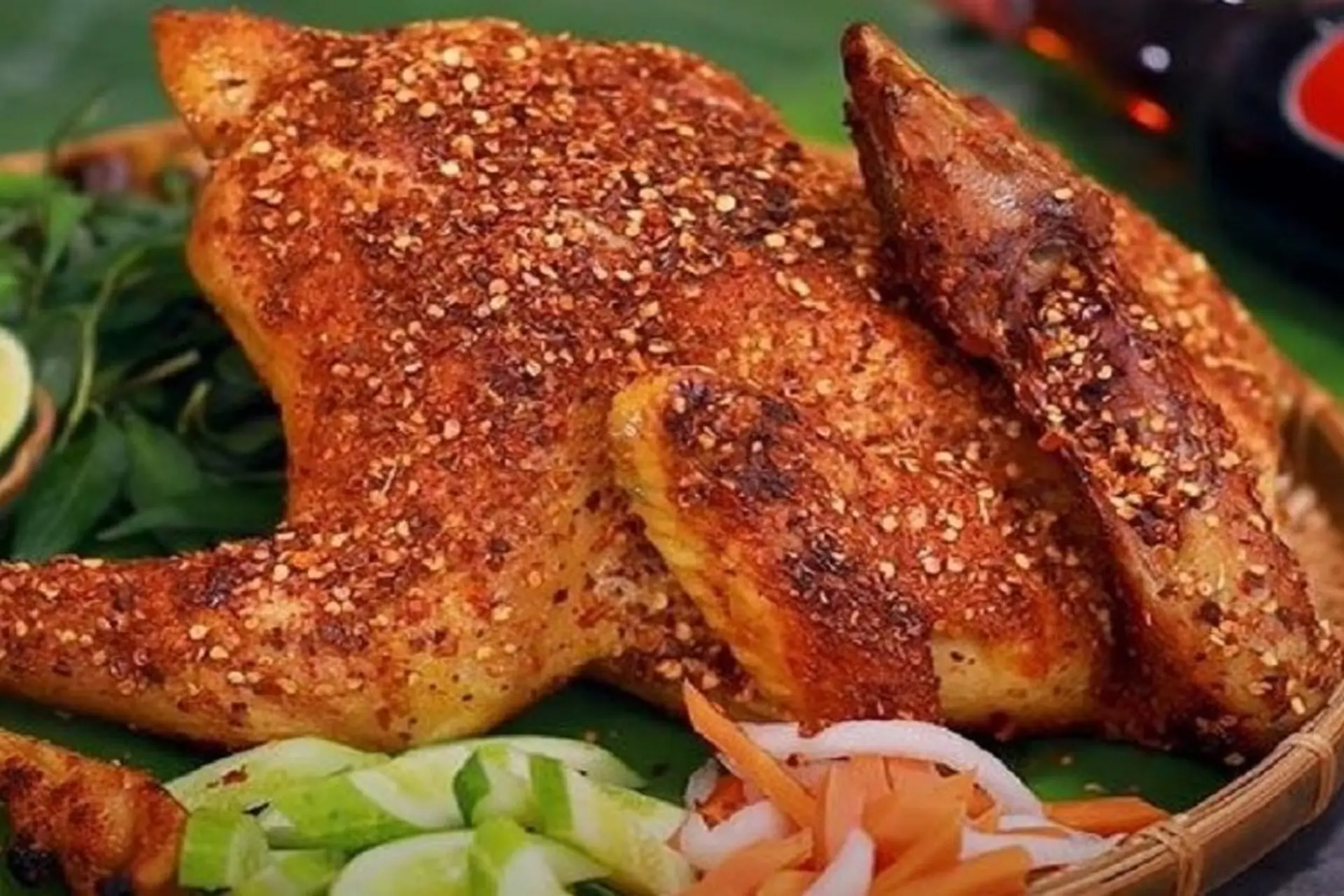 Công thức gà nướng muối ớt bằng nồi chiên không dầu đậm vị, mềm thơm