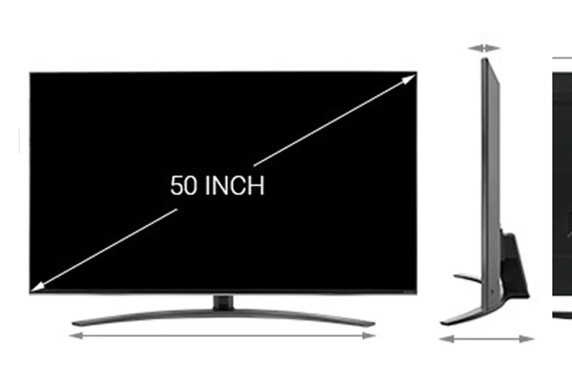 Tivi 50 inch kích thước bao nhiêu cm? Cách xác định ra sao?