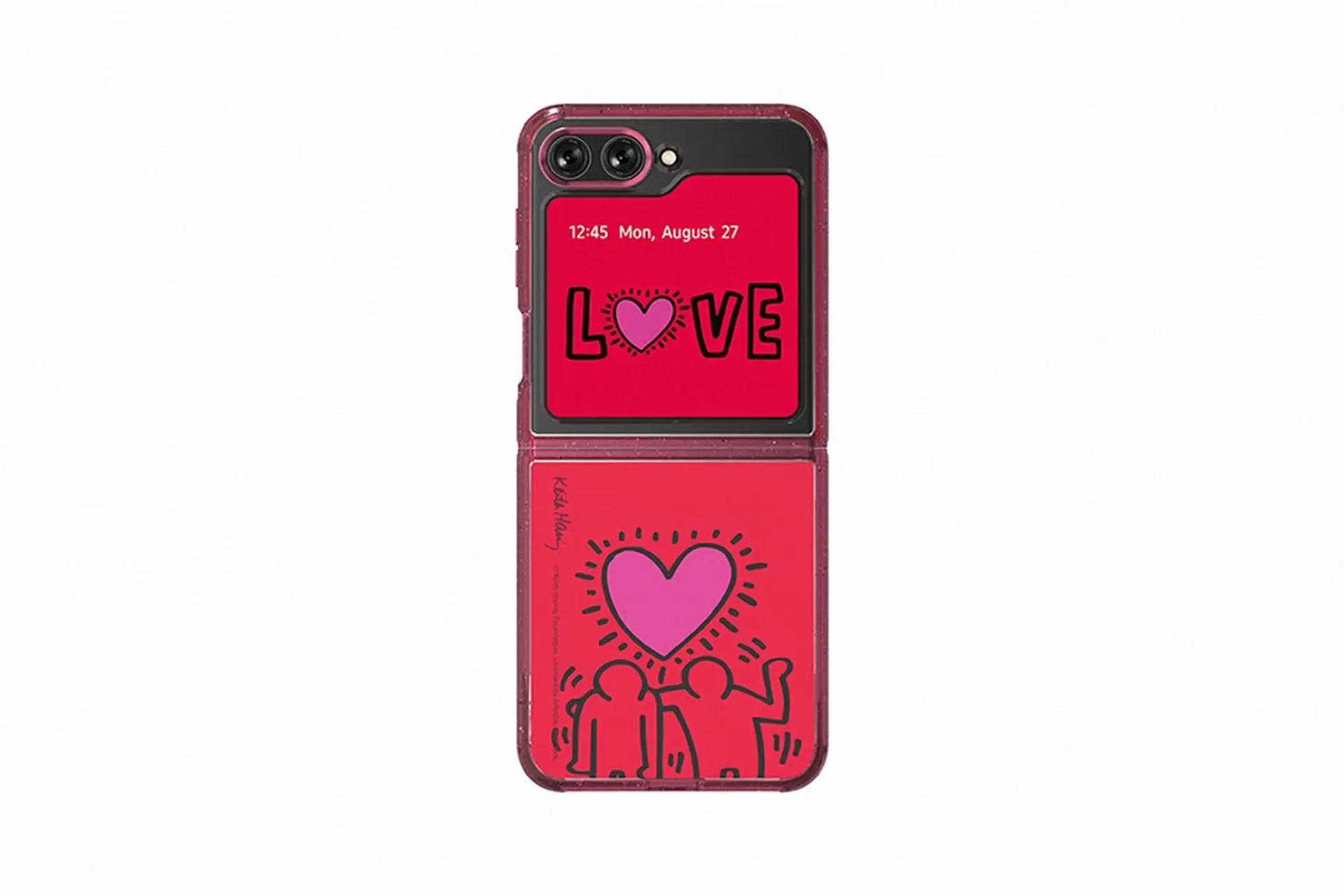 Tấm thẻ Samsung Galaxy Z Flip5 phiên bản KEITH HARRING LOVE