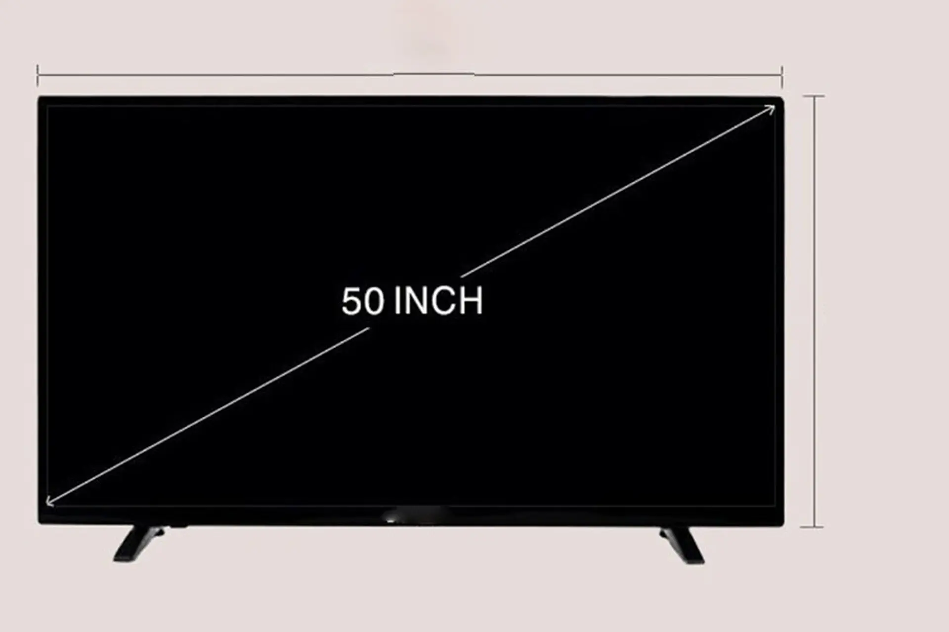 Kích thước tivi 50 inch dài rộng bao nhiêu cm? Nên đặt cách chỗ ngồi bao xa?