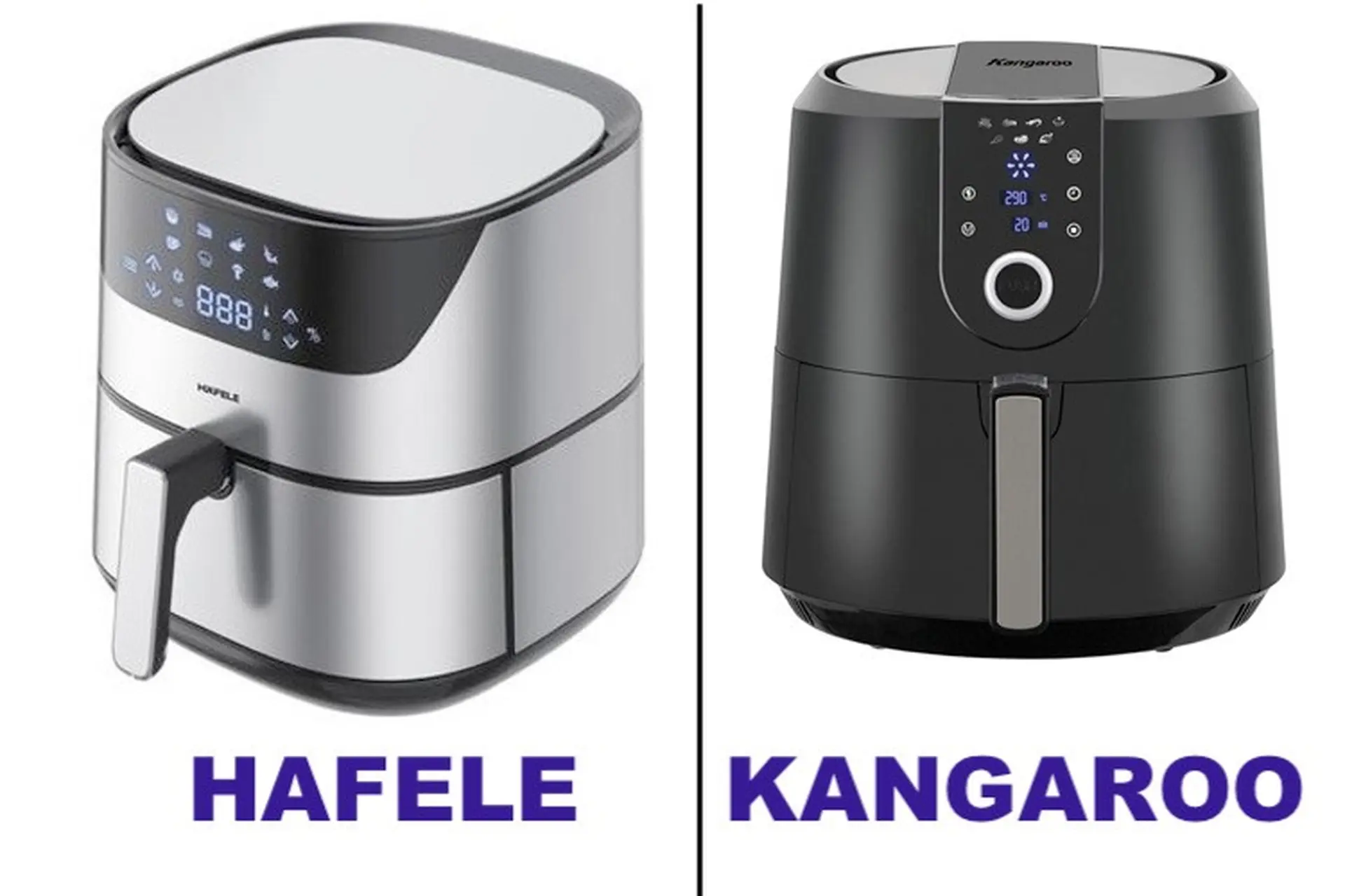 So sánh nồi chiên không dầu Hafele và Kangaroo. Hãng nào tốt hơn?