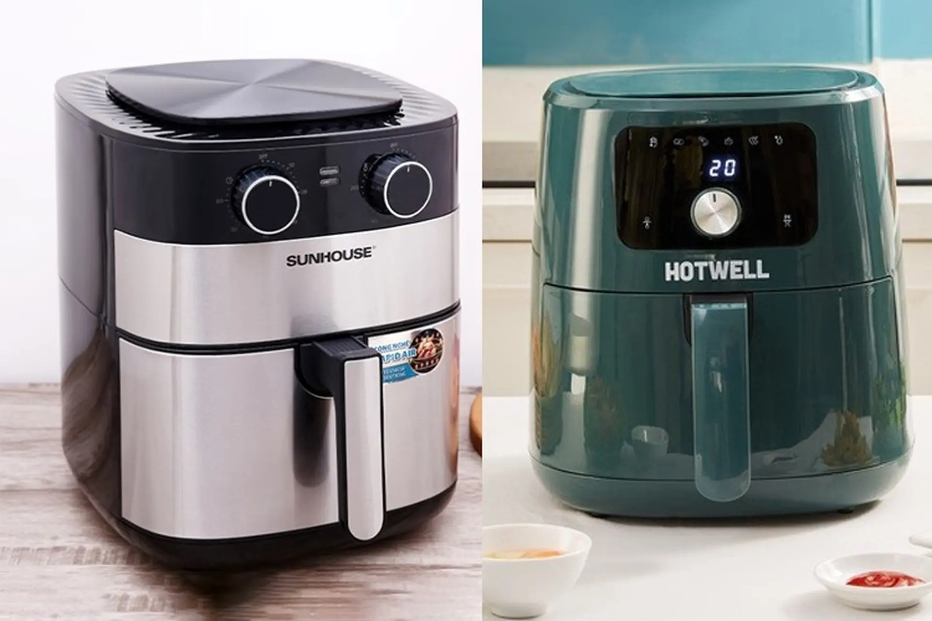 So sánh nồi chiên không dầu Sunhouse và Hotwell: Đâu là lựa chọn tốt nhất cho bạn?