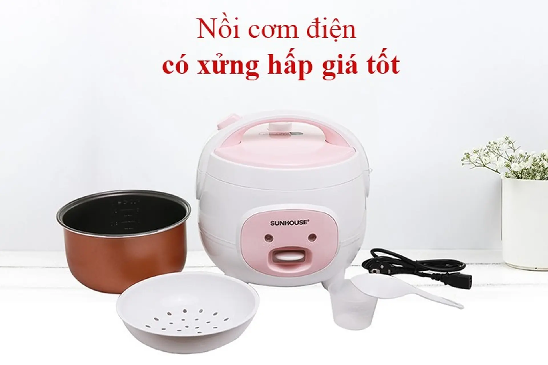 Gợi ý top nồi cơm điện có xửng hấp giá tốt hiện nay
