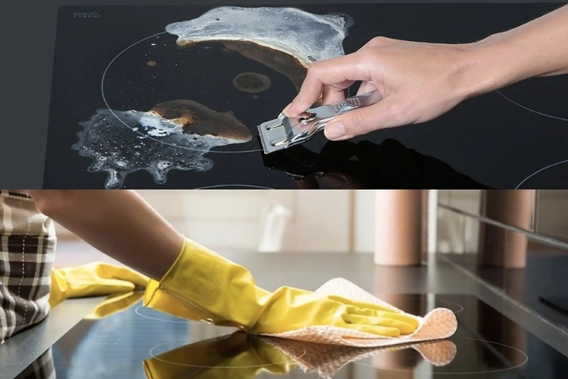 Dao vệ sinh bếp từ là gì? Có nên dùng dao vệ sinh bếp từ để bảo quản bề mặt kính hay không? 