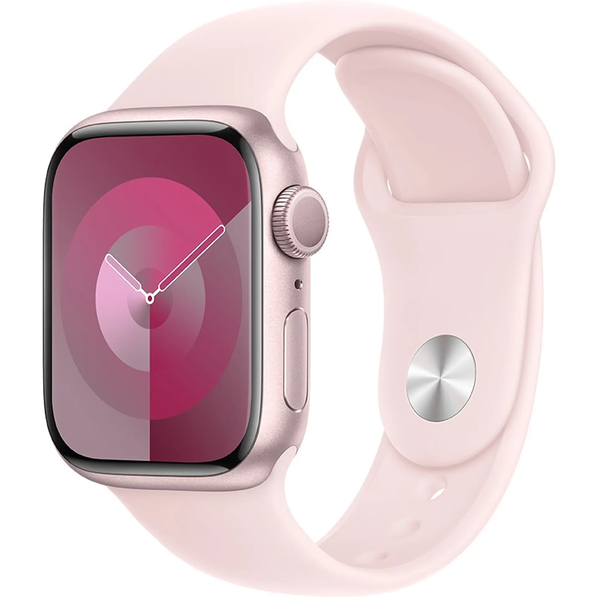 Apple Watch Series 9 GPS 41mm Viền nhôm Dây cao su cỡ S/M