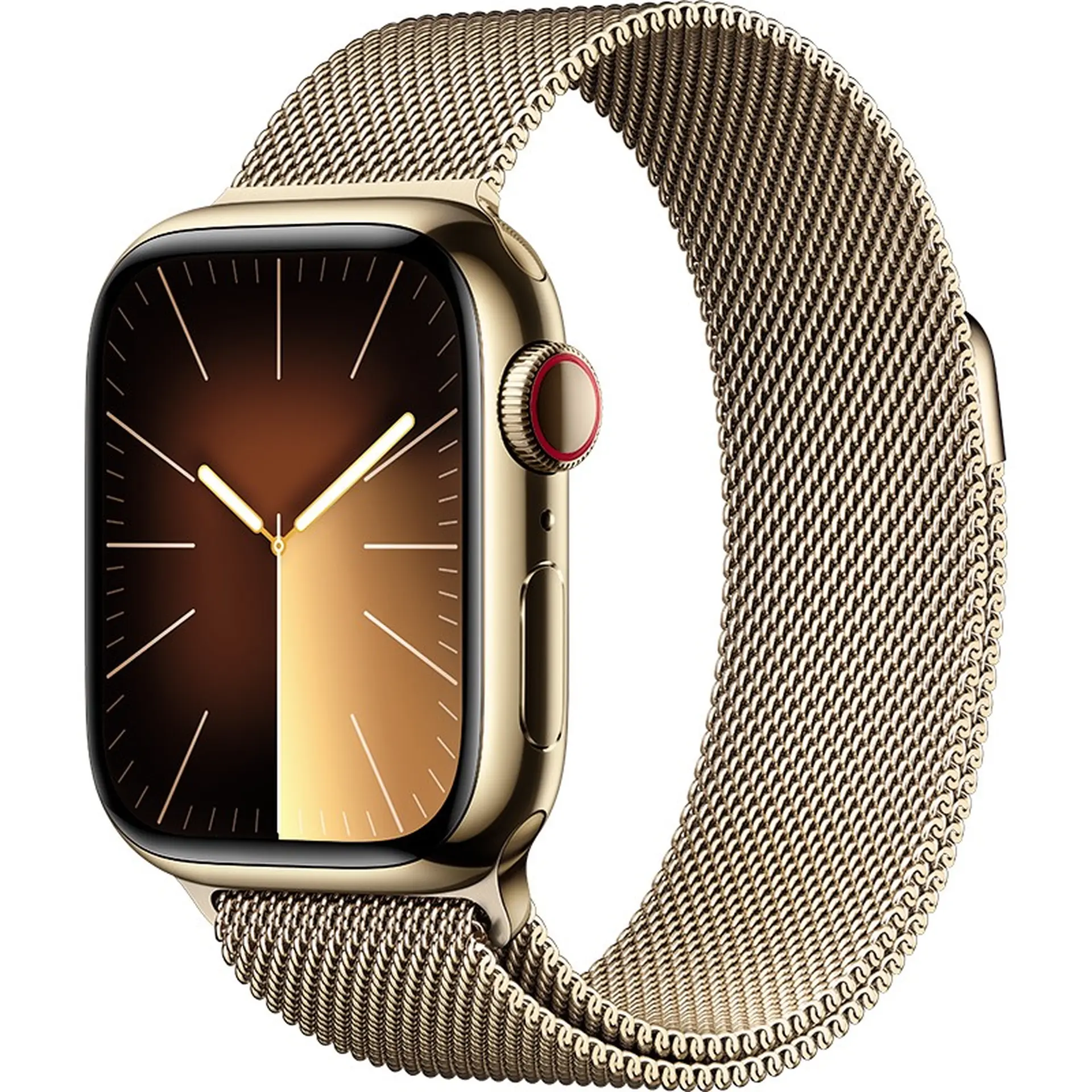 Apple Watch Series 9 GPS + Cellular 41mm Viền thép Dây Milanese thép