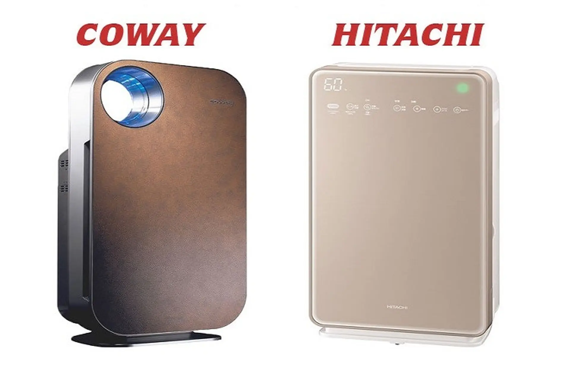 So sánh máy lọc không khí Coway và Hitachi: Lựa chọn nào tốt nhất cho gia đình?
