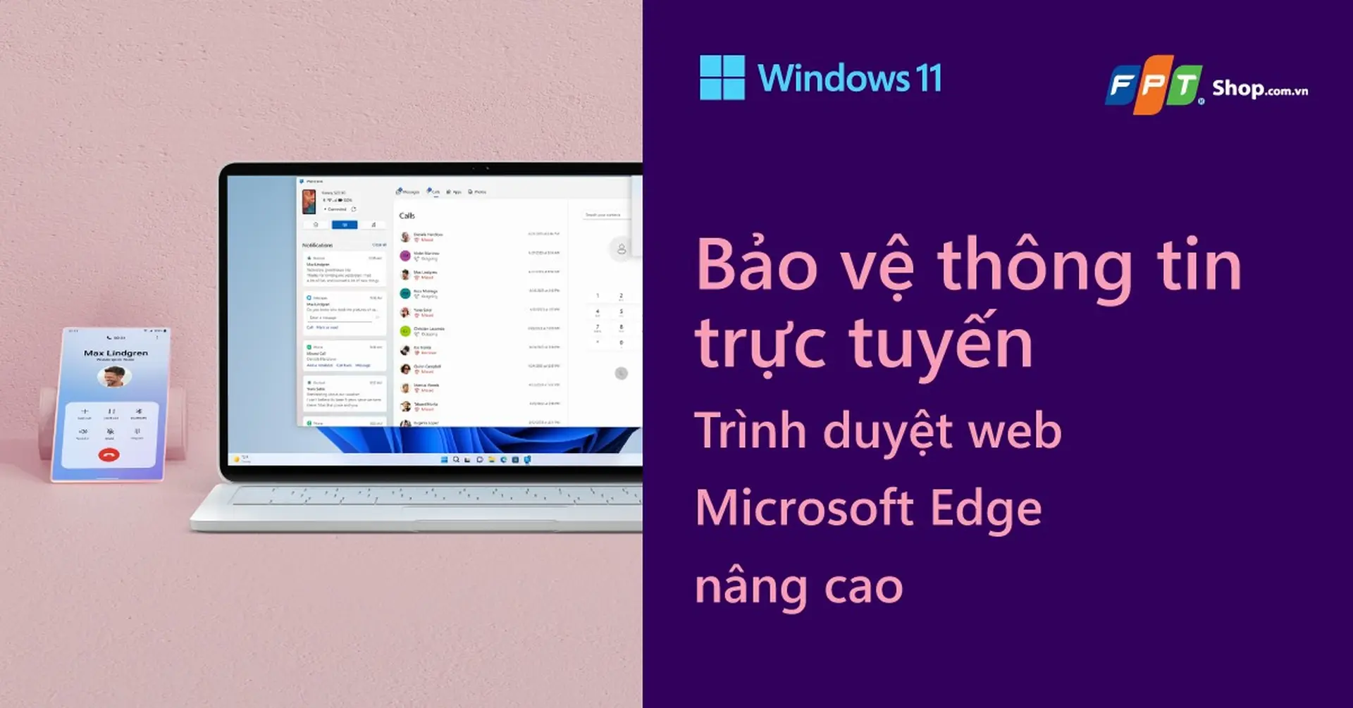 Bảo vệ thông tin trực tuyến - trình duyệt web Microsoft Edge nâng cao