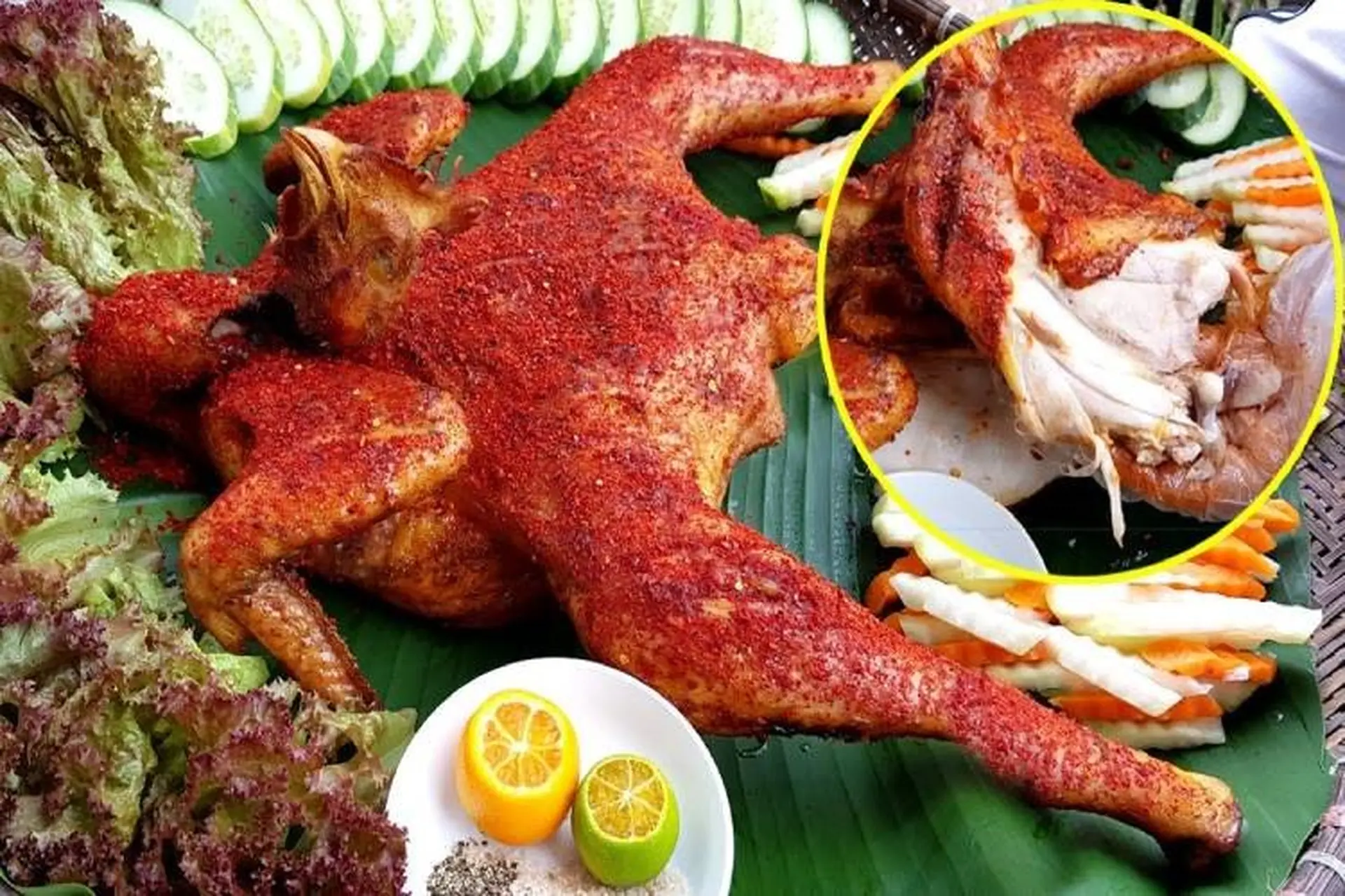 Hé lộ cách làm gà nướng muối ớt giòn rụm, thơm lừng cực kỳ kích thích vị giác