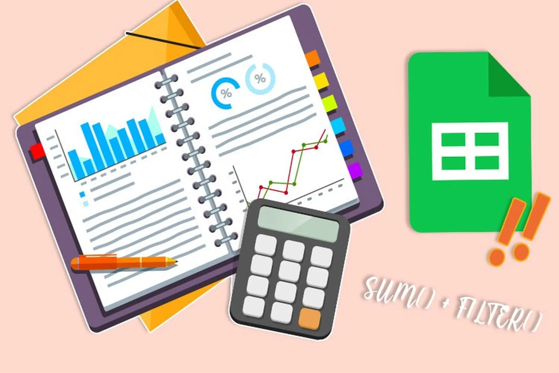 Khám phá chi tiết hai hàm kết hợp SUM và FILTER trong tiện ích Google Sheet 