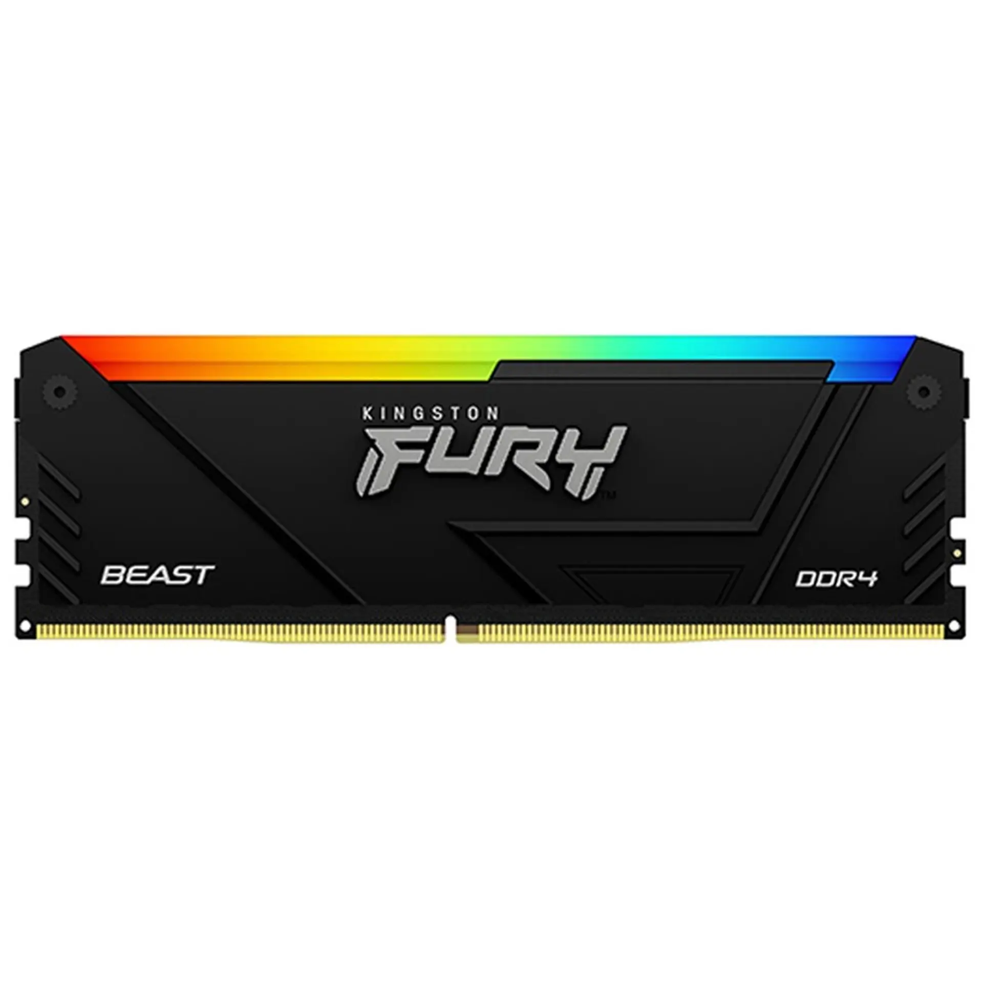 Ram Desktop Kingston FURY Beast RGB 8GB (1x8GB) DDR4 3200MHz (KF432C16BB2A/8)