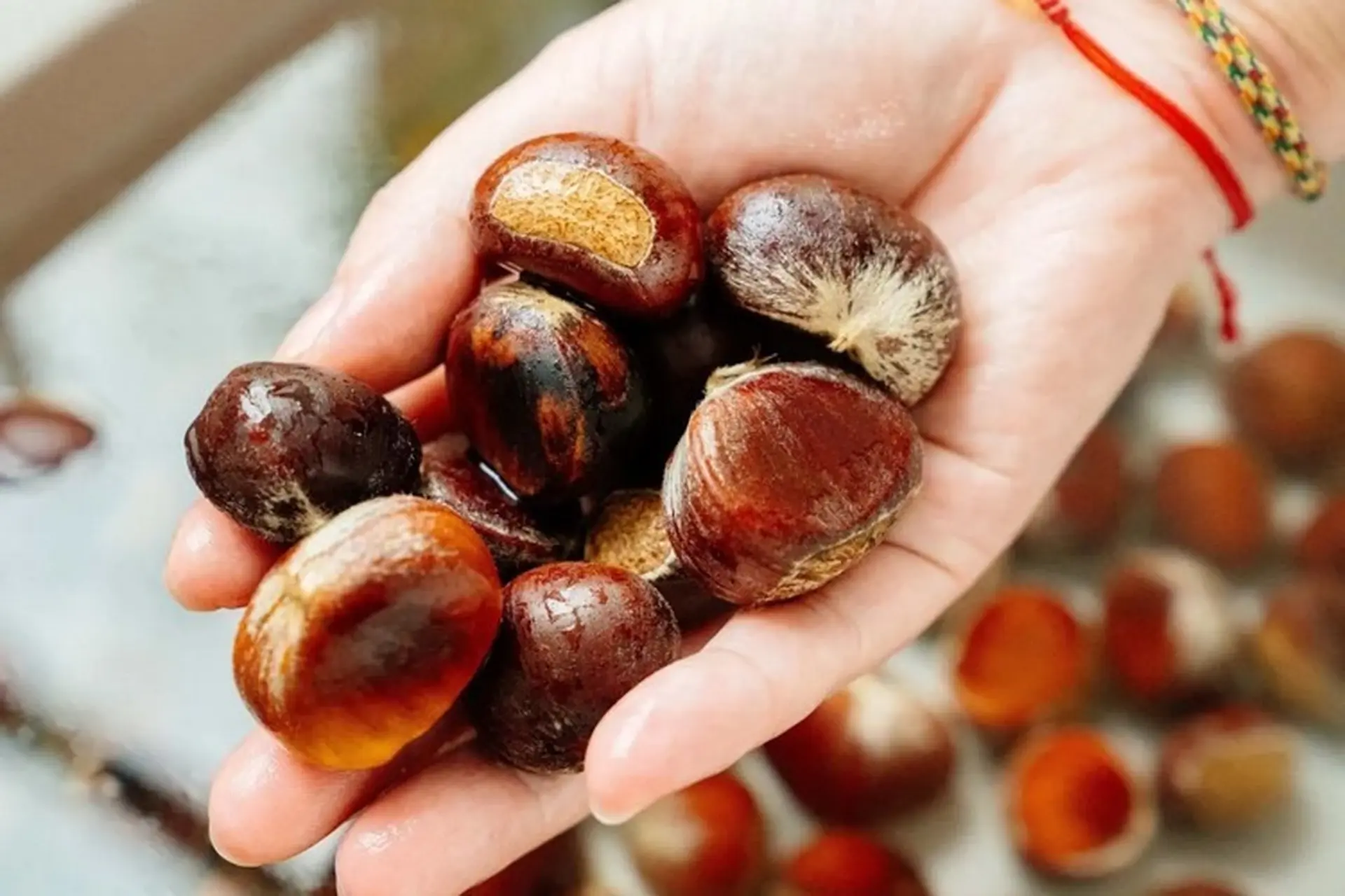 Mách bạn 3 cách ăn hạt dẻ, và bóc vỏ hạt dẻ đơn giản mà không mất nhiều công sức và thời gian