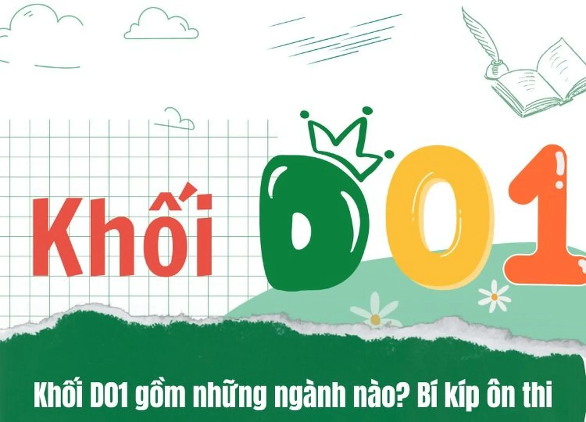 Khối D01 gồm những môn nào? Ngành nào? Các trường đào tạo và cơ hội nghề nghiệp