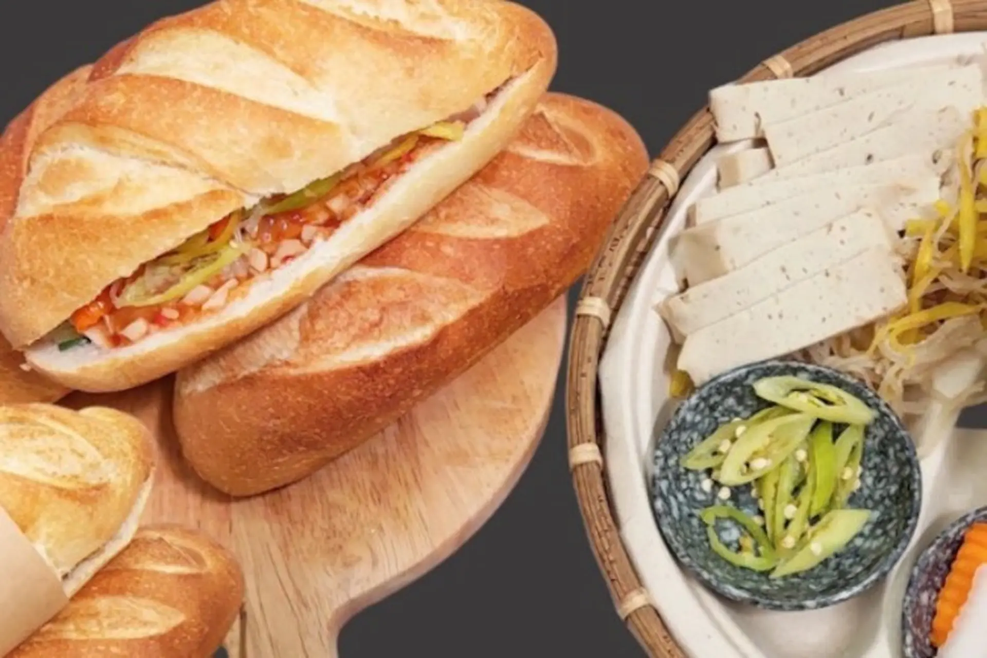 Bánh mì bì chay thơm ngon dành cho những ngày ăn chay bận rộn của dân văn phòng