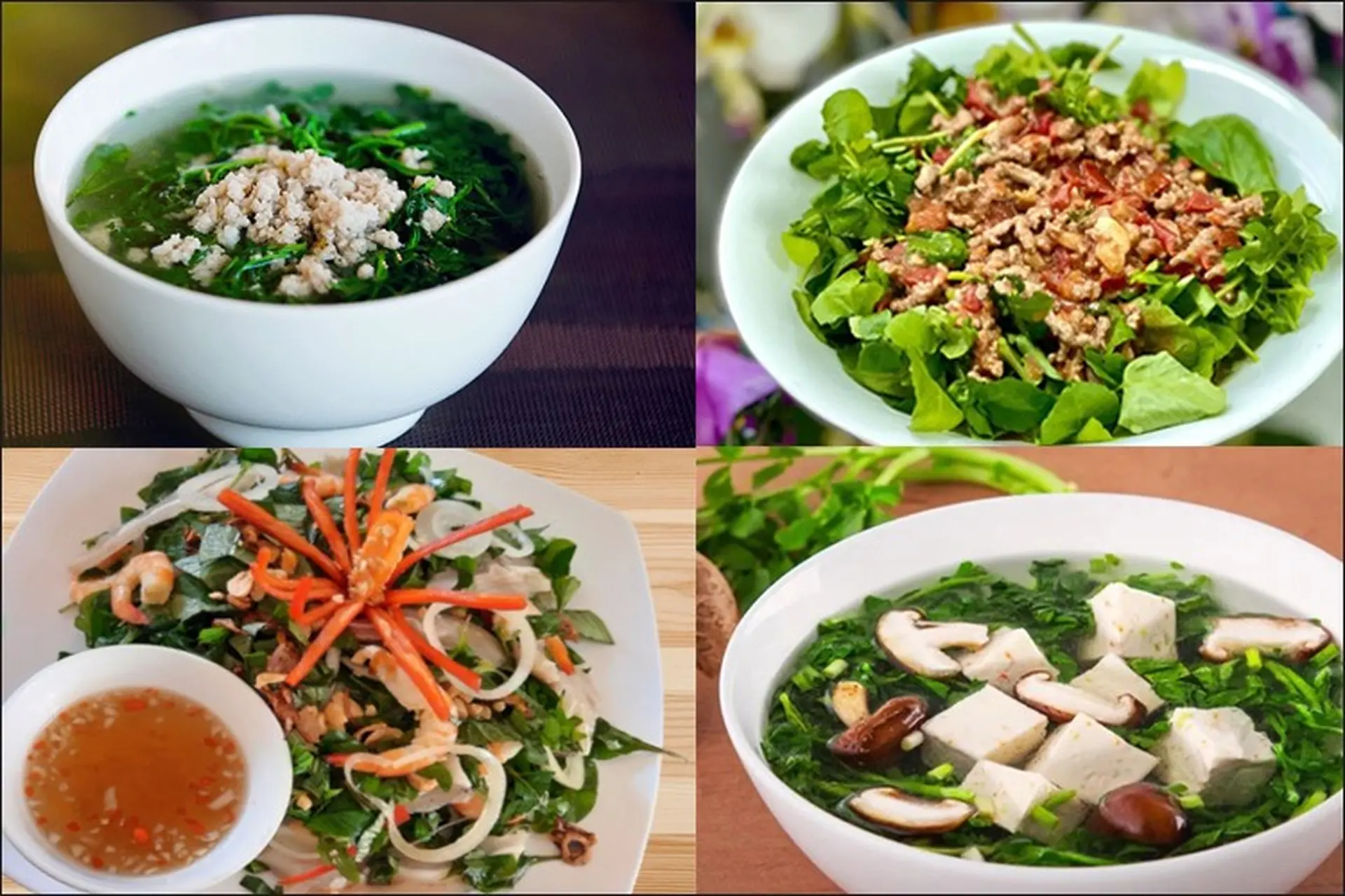 Gợi ý 8 món ngon với xà lách xoong chứa nhiều dinh dưỡng và dễ thực hiện