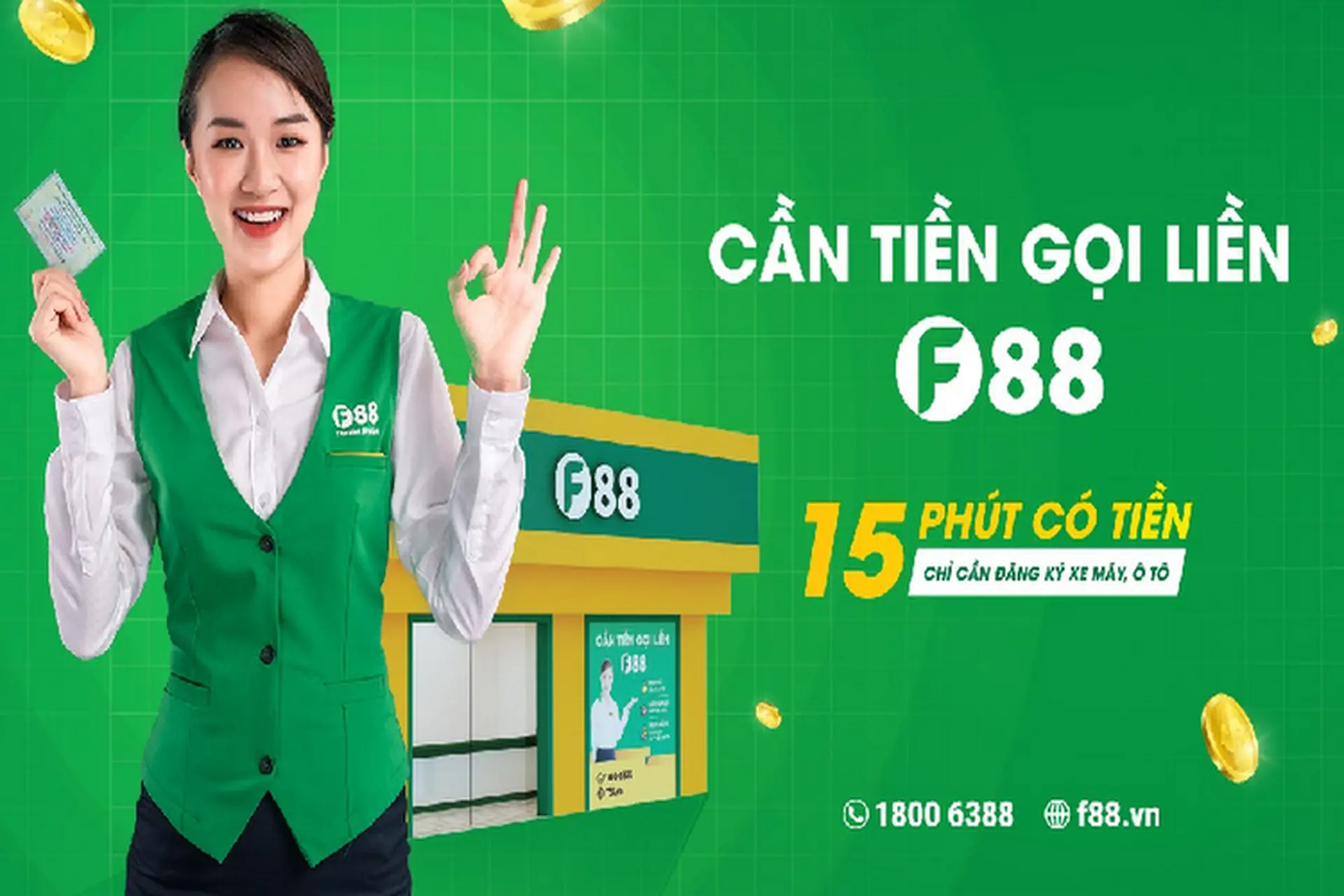 Tổng đài F88 địa chỉ đáng tin cậy để vay tiêu dùng nhanh chóng.