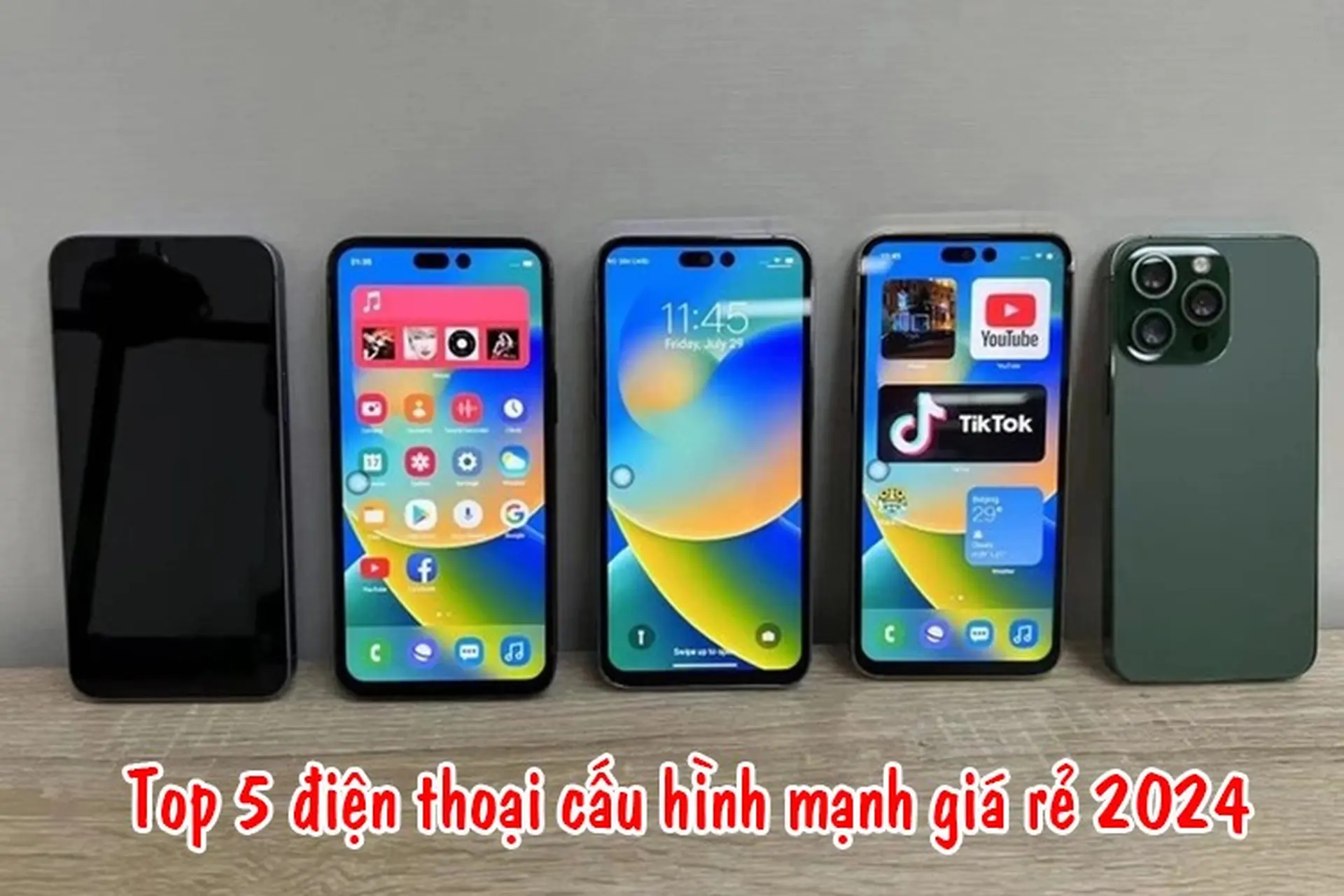 Top 5 điện thoại cấu hình mạnh giá rẻ 2024 đáng mua sắm nhất tại FPT Shop bạn nên biết