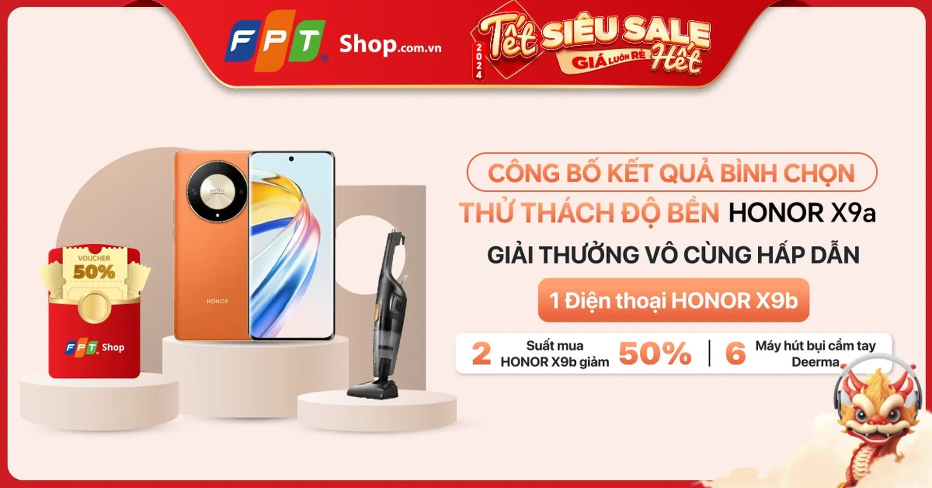 FPT Shop công bố kết quả bình chọn 9 thử thách độ bền HONOR X9b 5G