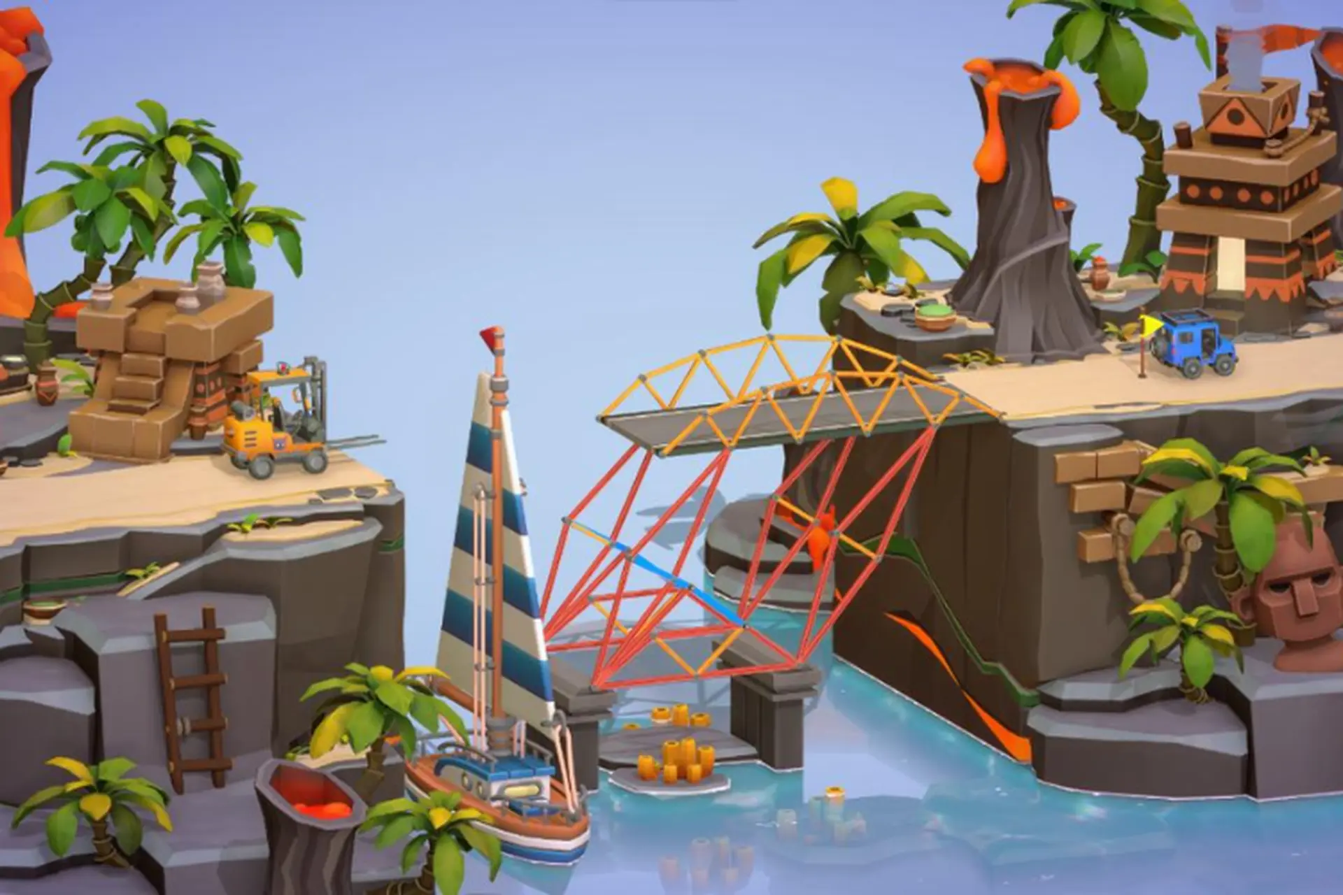 Poly Bridge 3 - Tựa game xây cầu kích thích sự sáng tạo đã quay trở lại hoàn toàn mới