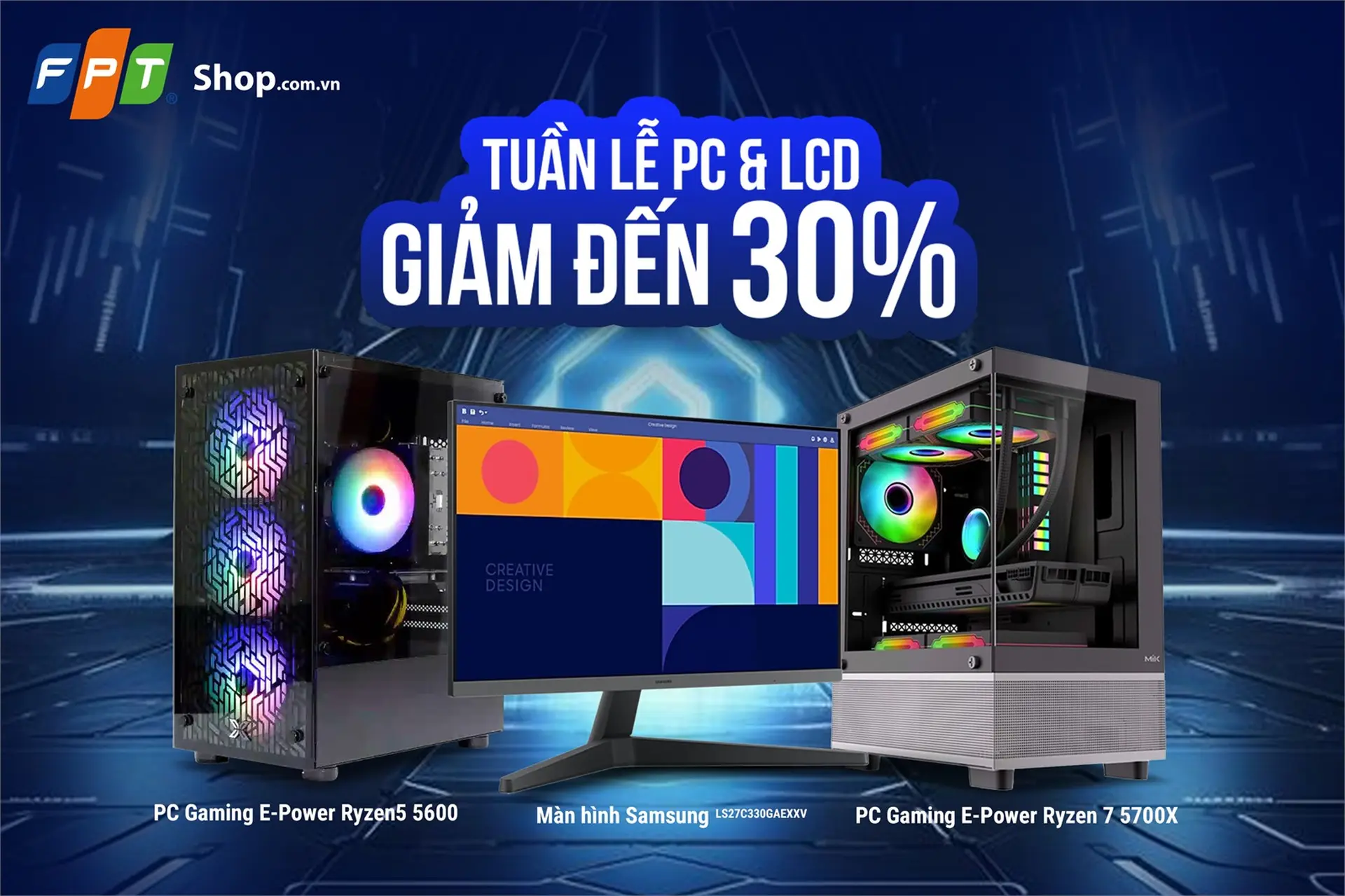 Tuần lễ PC lắp ráp E-Power & LCD: PC Lắp ráp E-Power giá luôn rẻ chỉ từ 5.200.000 đồng, LCD giá chỉ từ 1.700.000 đồng 