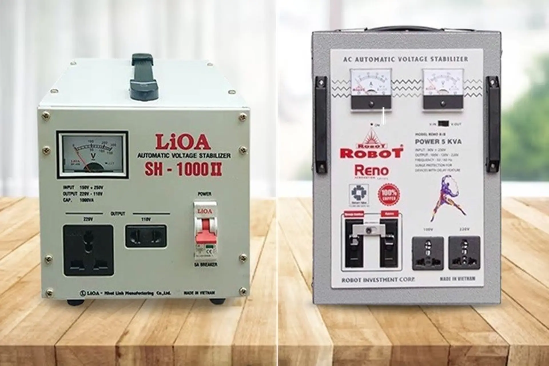 Nên mua ổn áp LiOA hay Robot? So sánh cụ thể sự khác biệt giữa hai loại ổn áp này