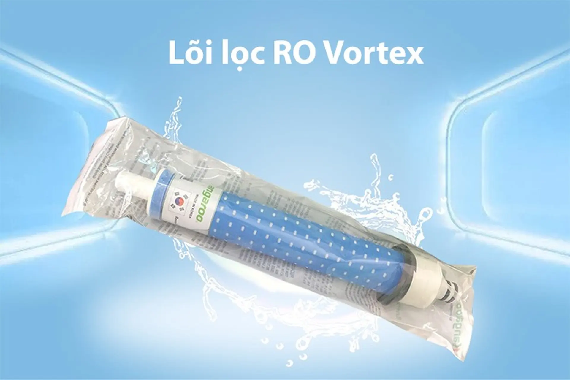 Khám phá lõi lọc RO Vortex trên máy lọc nước Kangaroo: Nguyên lý hoạt động và ưu điểm nổi bật