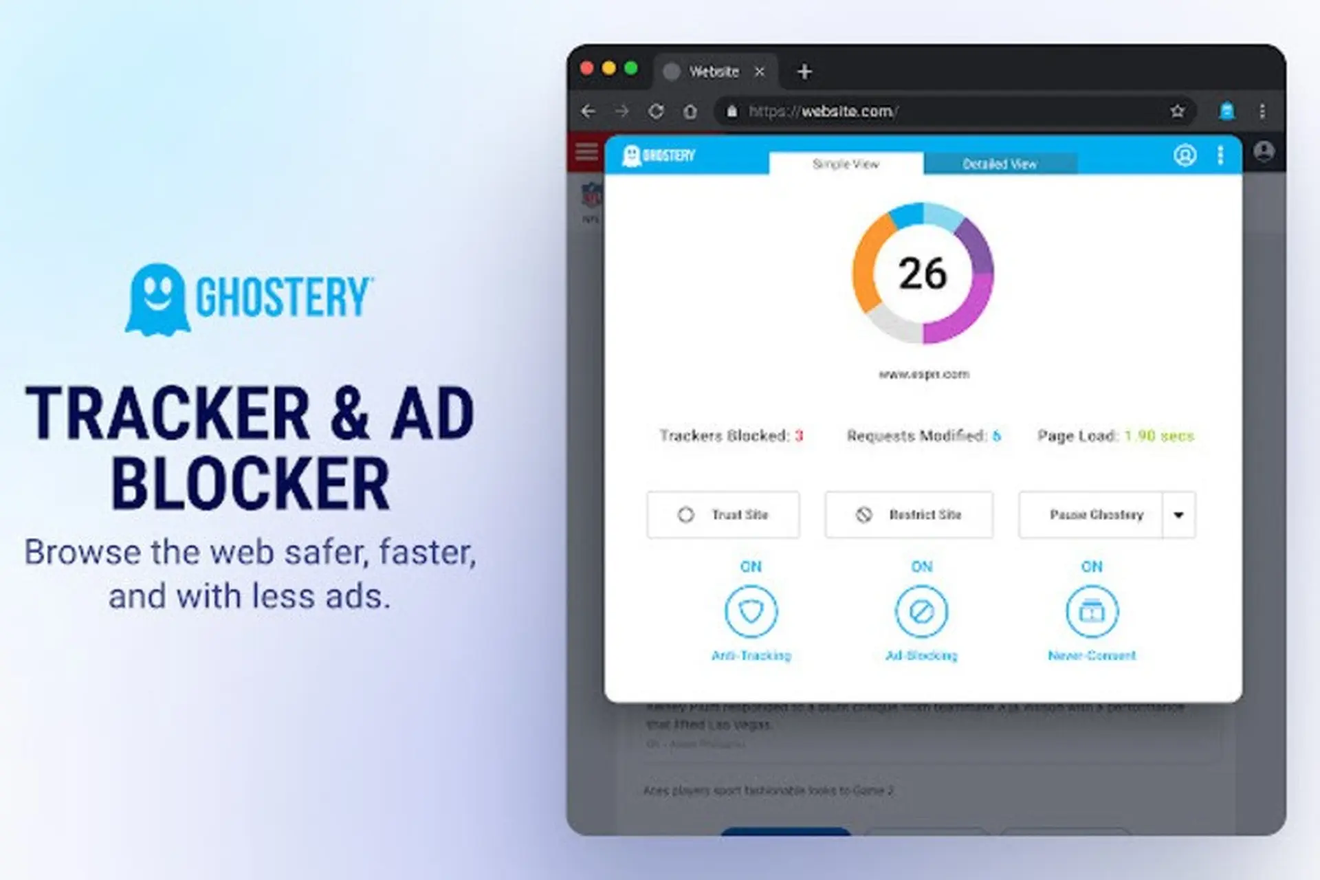 Ghostery - Hướng dẫn sử dụng phần mềm ngăn chặn theo dõi trên trình duyệt web