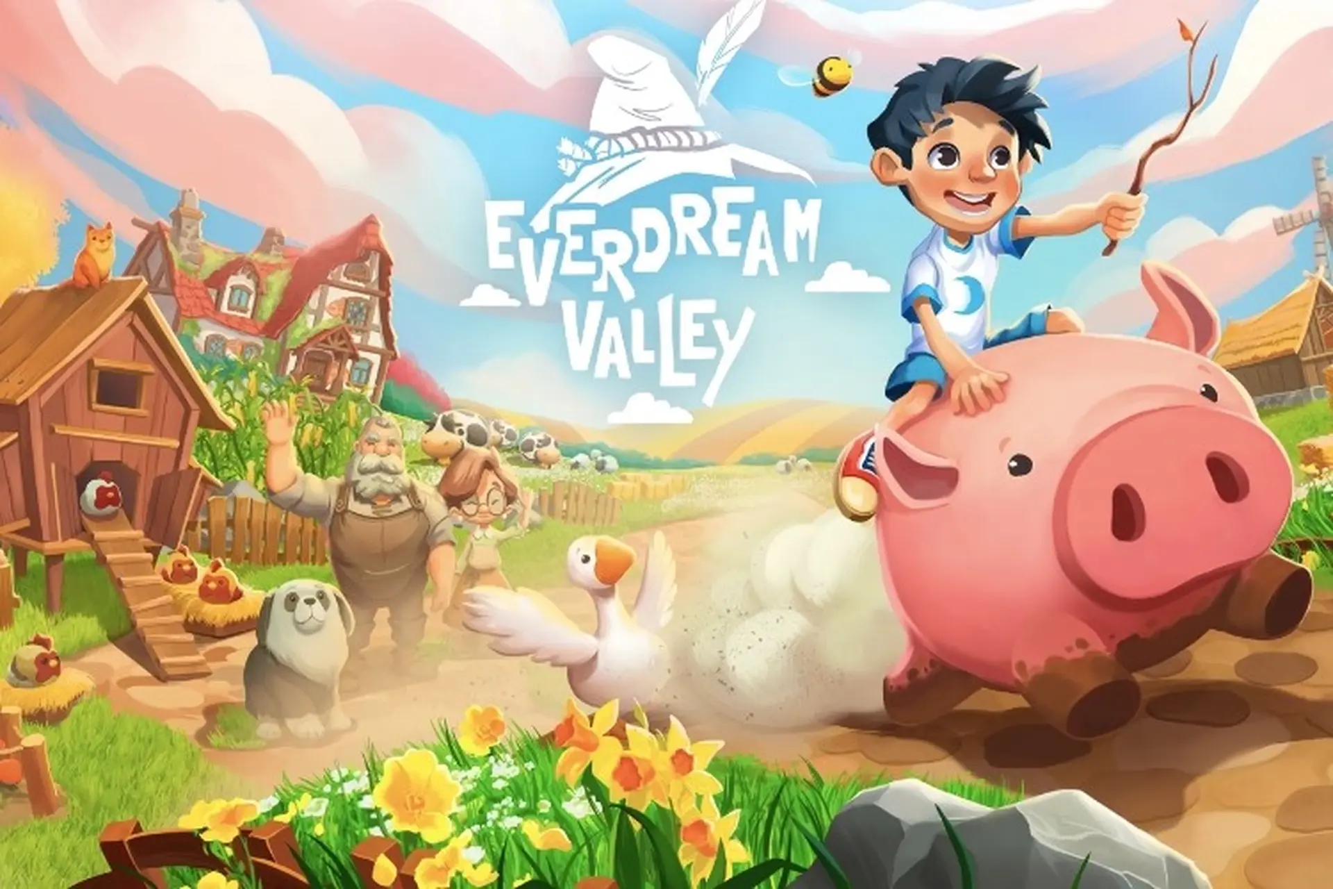 Khám phá mùa hè bất tận trong Everdream Valley - tựa game sandbox nông trại kết hợp phiêu lưu kỳ thú