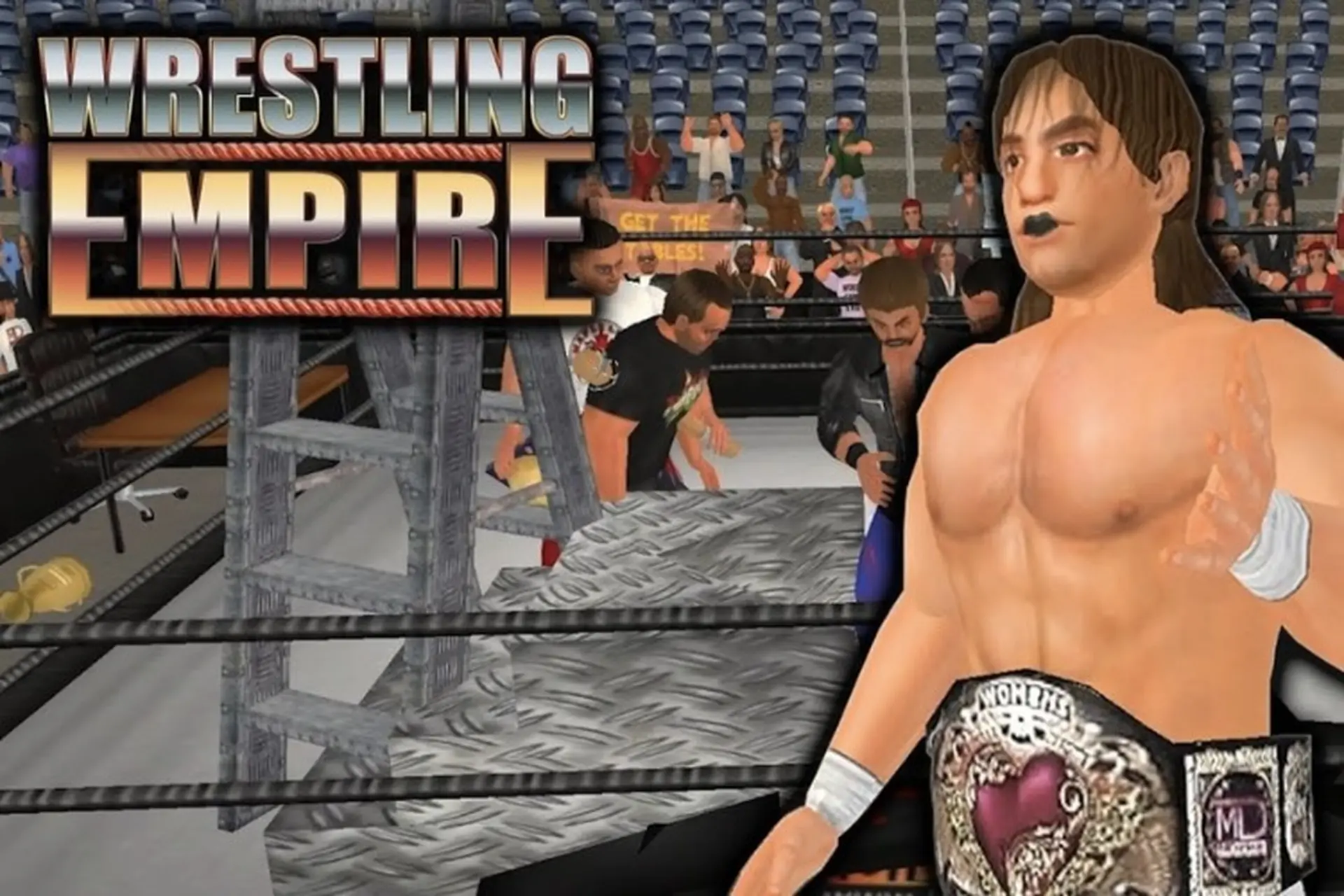 Tải Wrestling Empire, chinh phục mọi danh hiệu và trở thành huyền thoại đô vật thế giới! 