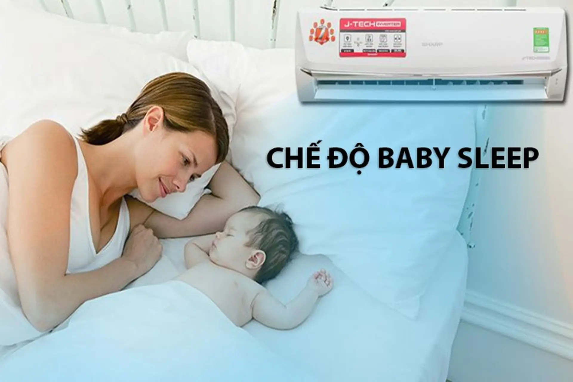 Tìm hiểu về chế độ Baby Sleep là gì? Tổng hợp 4 máy điều hòa có chế độ Baby Sleep chất lượng