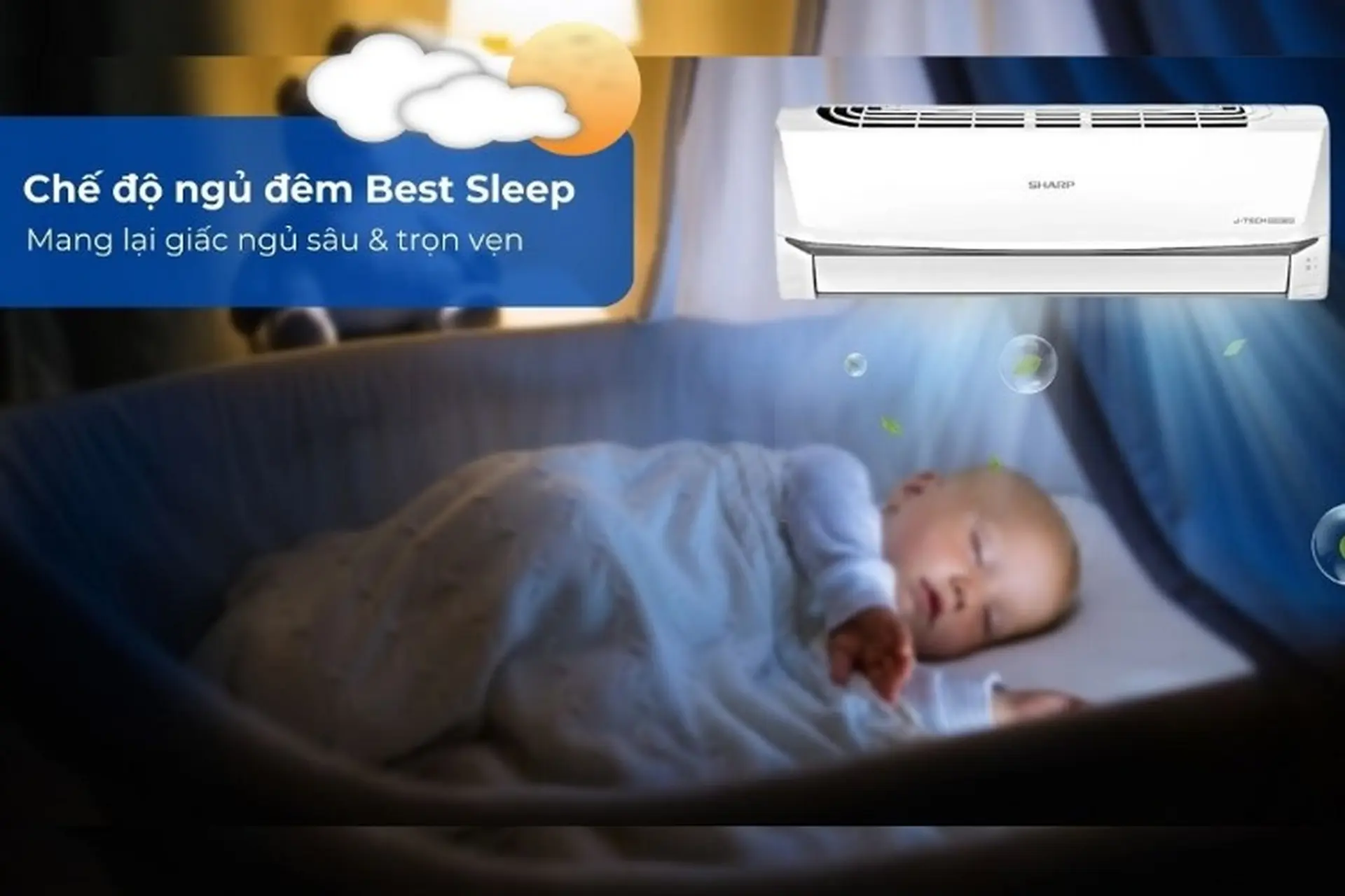 Chế độ Best Sleep điều hòa Sharp là gì? Cách dùng chế độ Best Sleep như thế nào?