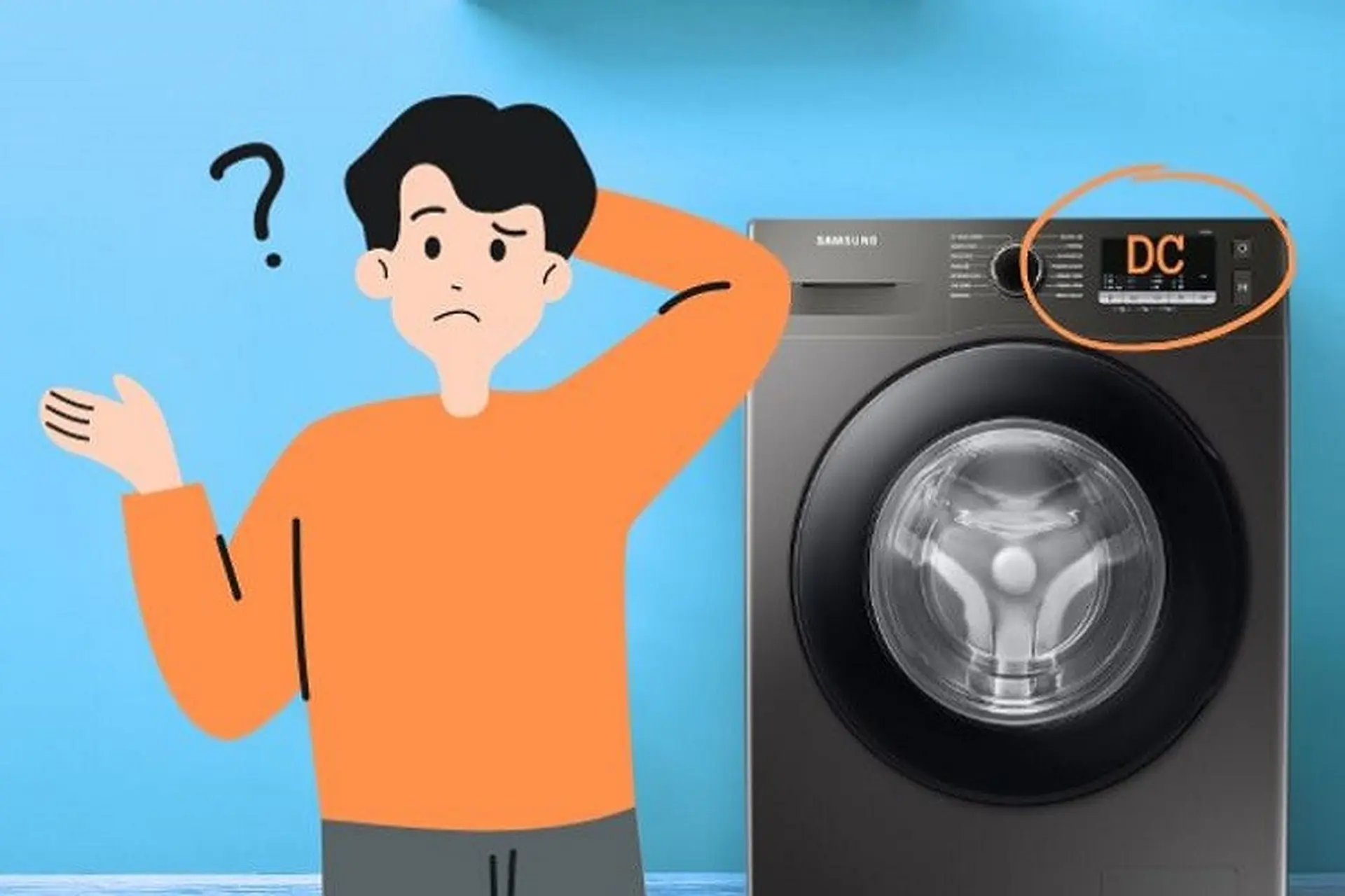Máy giặt Samsung báo lỗi DC là sự cố gì? Xảy ra do đâu? Hướng dẫn cách sửa lỗi hiệu quả