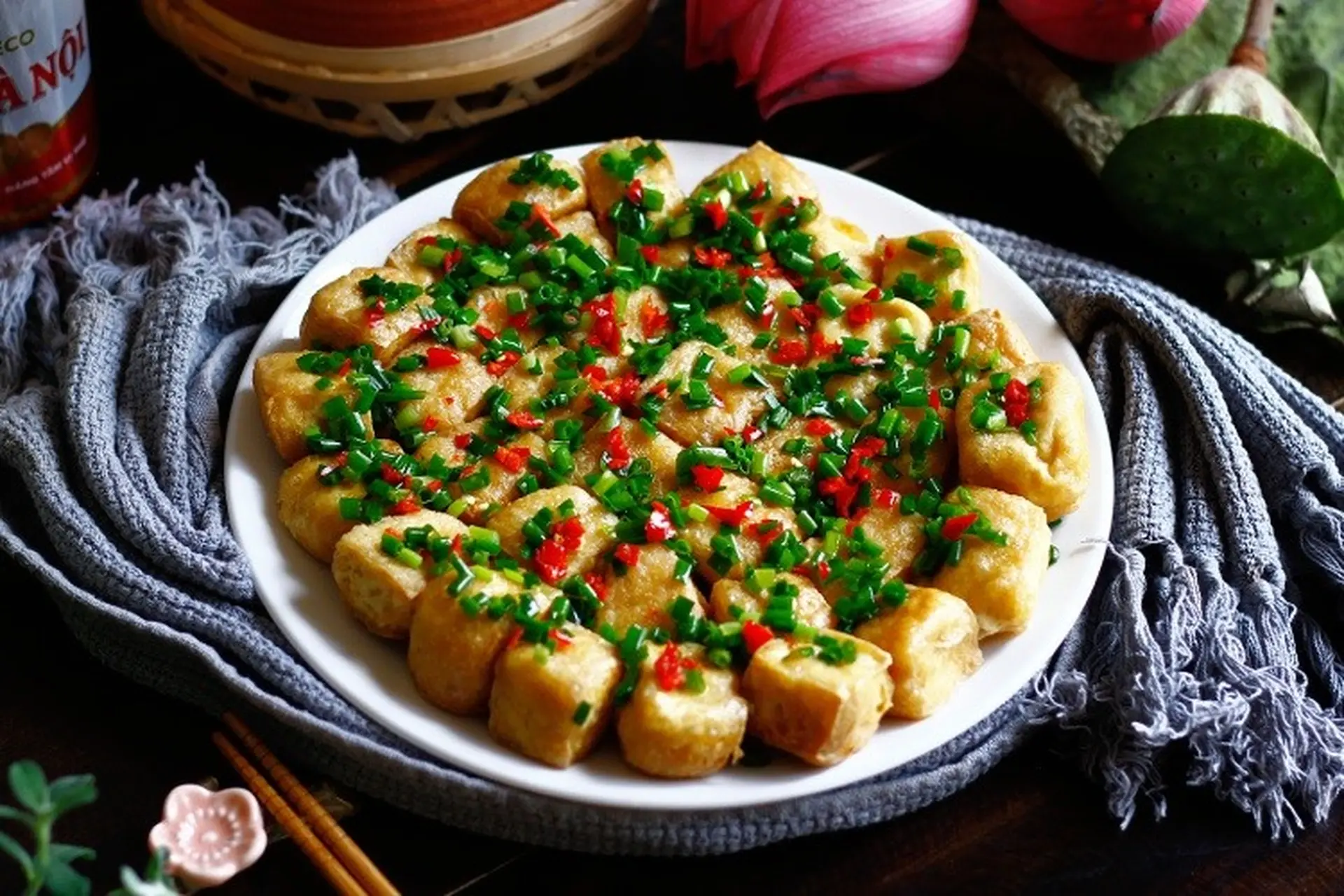 Bật mí cách làm đậu tẩm hành xốp giòn thơm ngon, màu sắc bắt mắt, hương vị cực đưa cơm