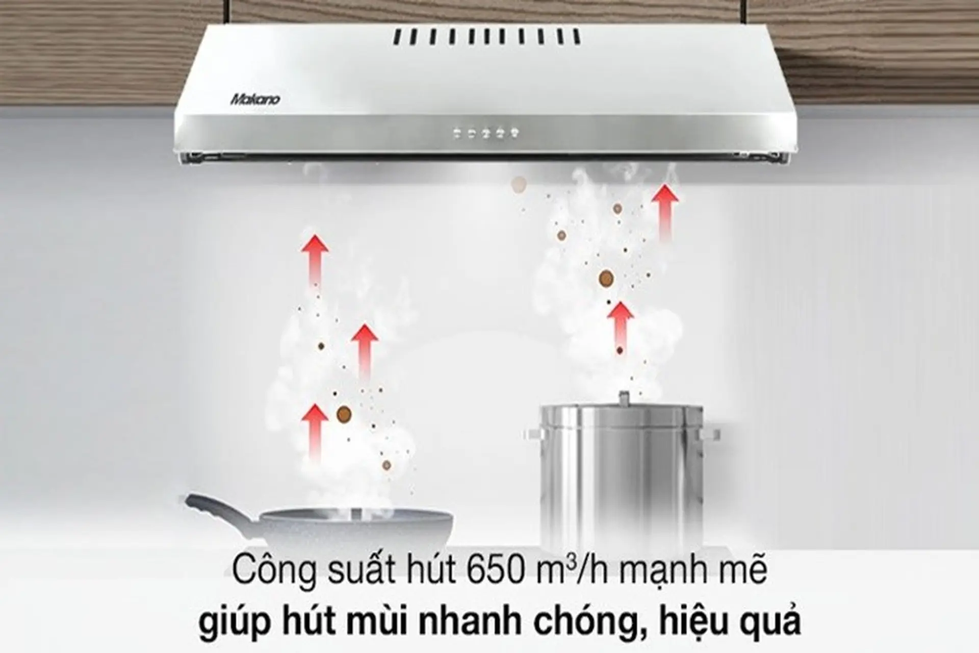 Máy hút mùi Makano của nước nào, có tốt không? Có nên mua máy hút mùi Makano cho không gian bếp?