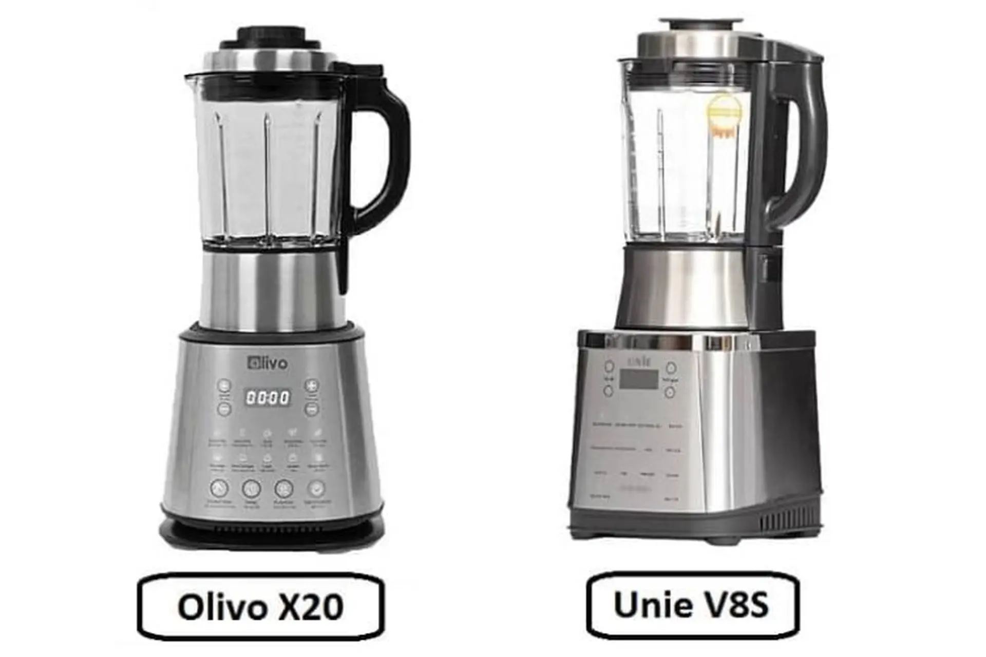 So sánh máy làm sữa hạt Olivo X20 và UNIE V8S: Nên mua sản phẩm nào là tốt hơn?
