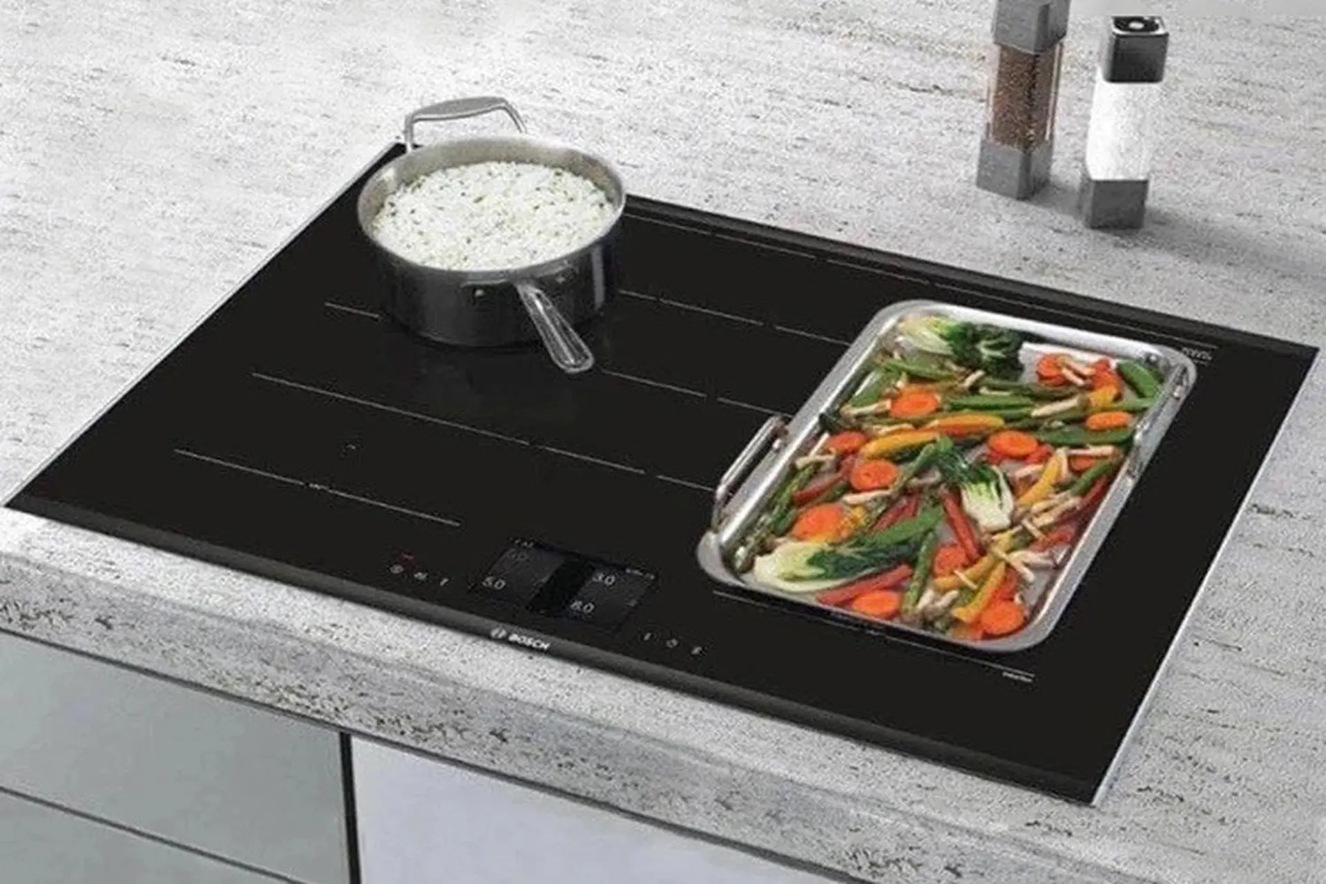 Bếp từ Bosch đa điểm là gì? Tìm hiểu những tiện ích của bếp từ Bosch đa điểm