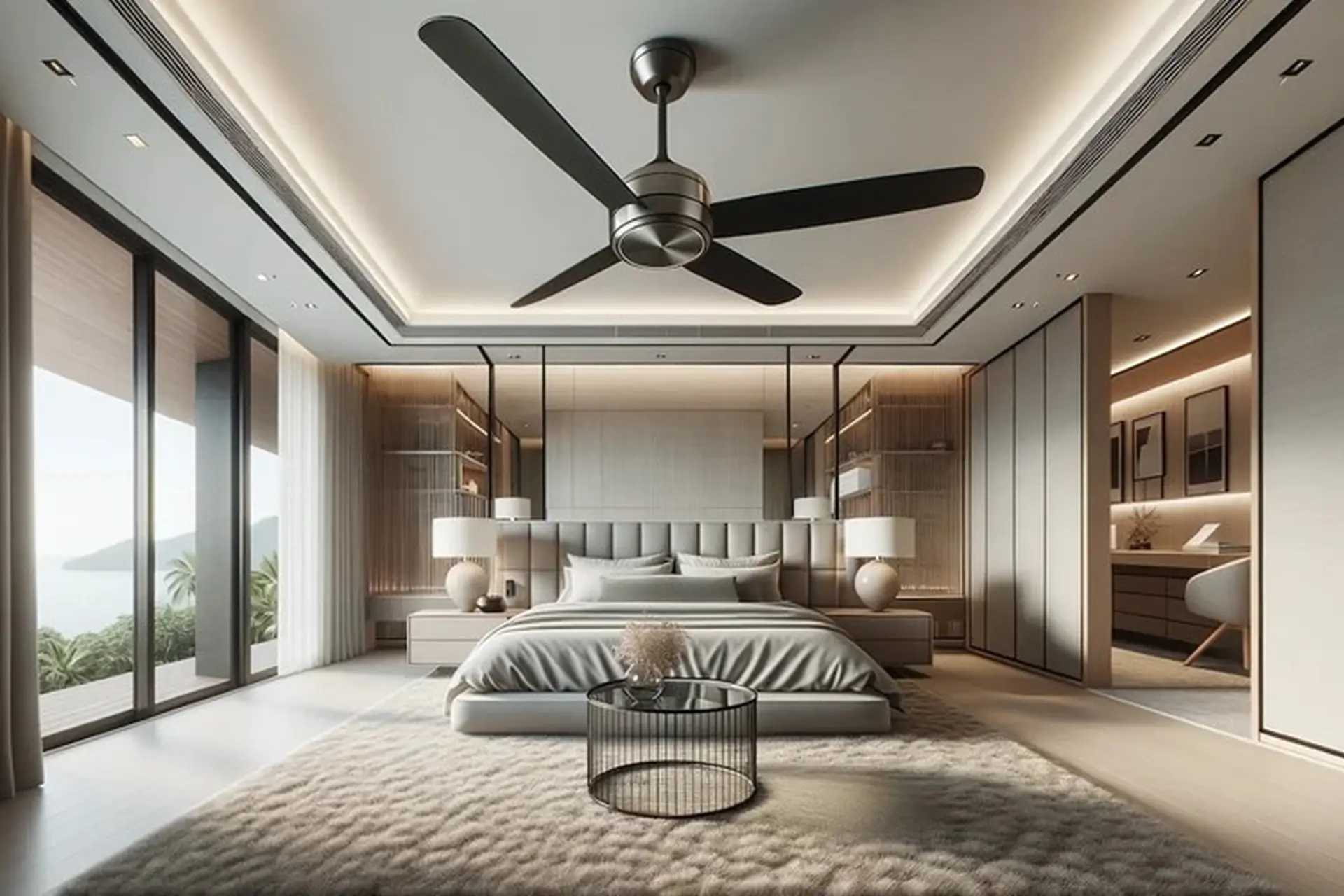 Lắp quạt trần phòng ngủ nên hay không? Lưu ý khi lắp quạt trần cho phòng ngủ không phải ai cũng biết