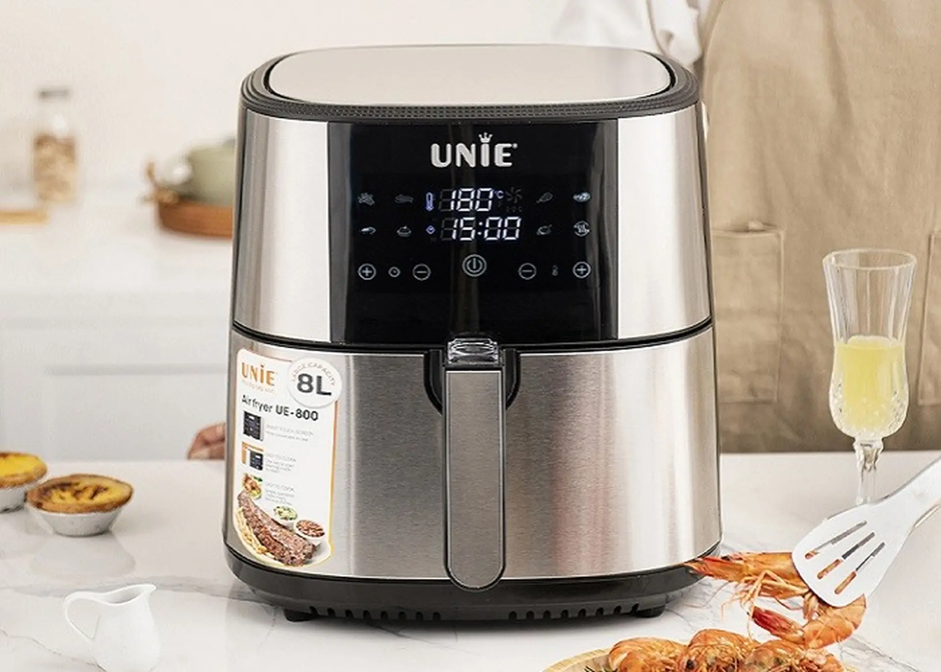 Bật mí 4 bước vệ sinh nồi chiên không dầu Unie đơn giản, hiệu quả làm sạch nhanh