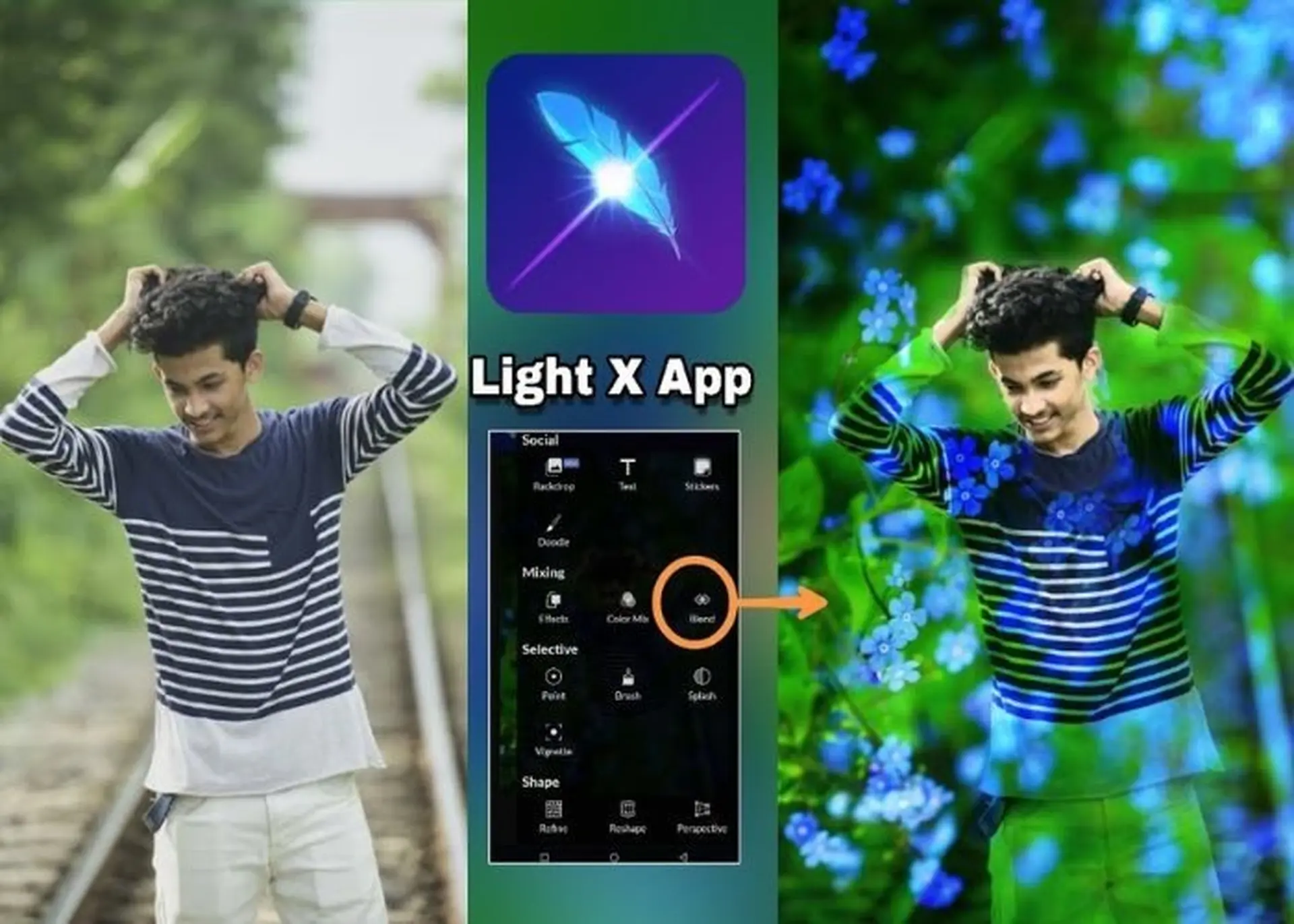Hướng dẫn cách đổi background ảnh trên điện thoại cực đơn giản bằng ứng dụng LightX