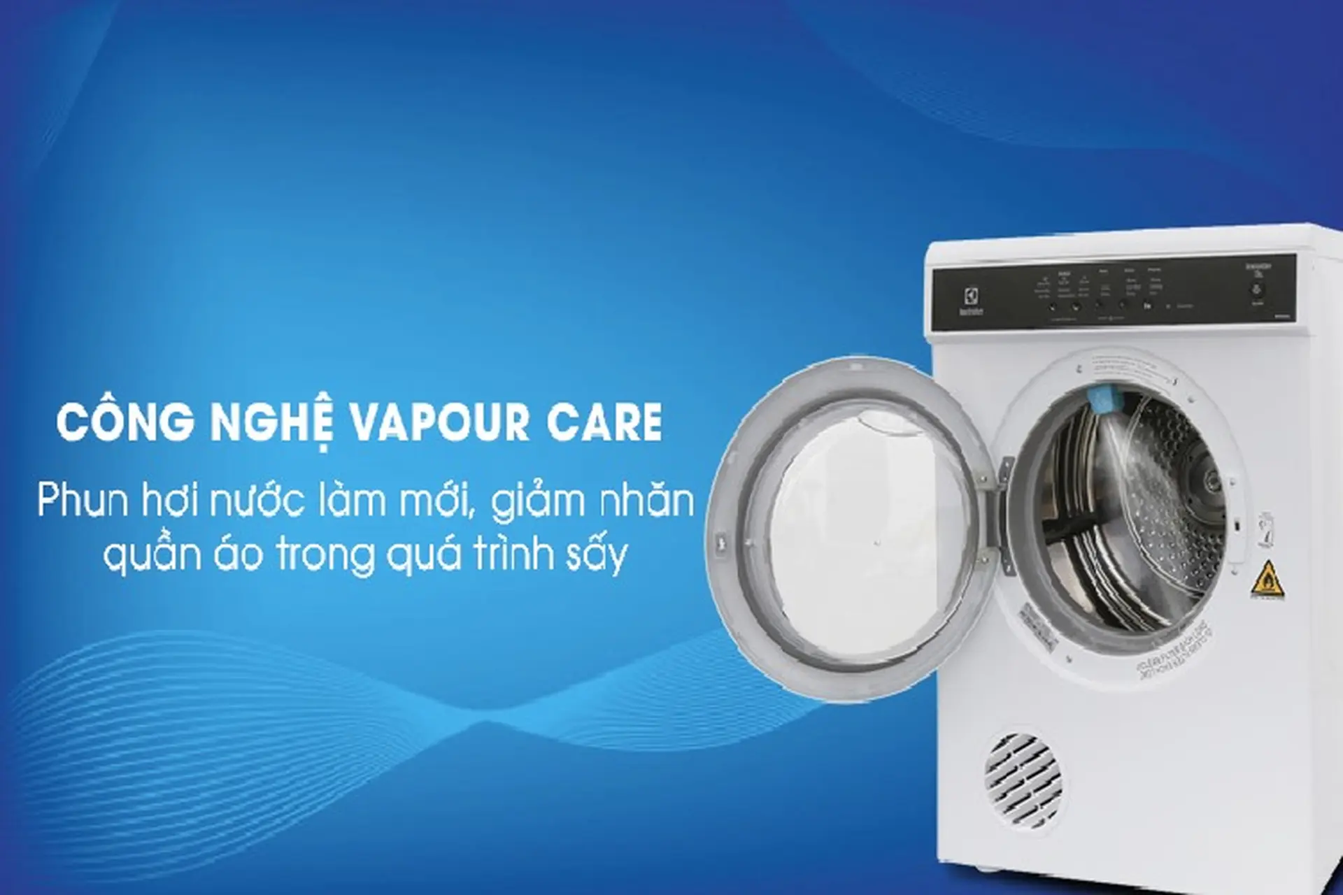 Tìm hiểu về công nghệ Vapour Care trên các dòng máy giặt cao cấp của Electrolux