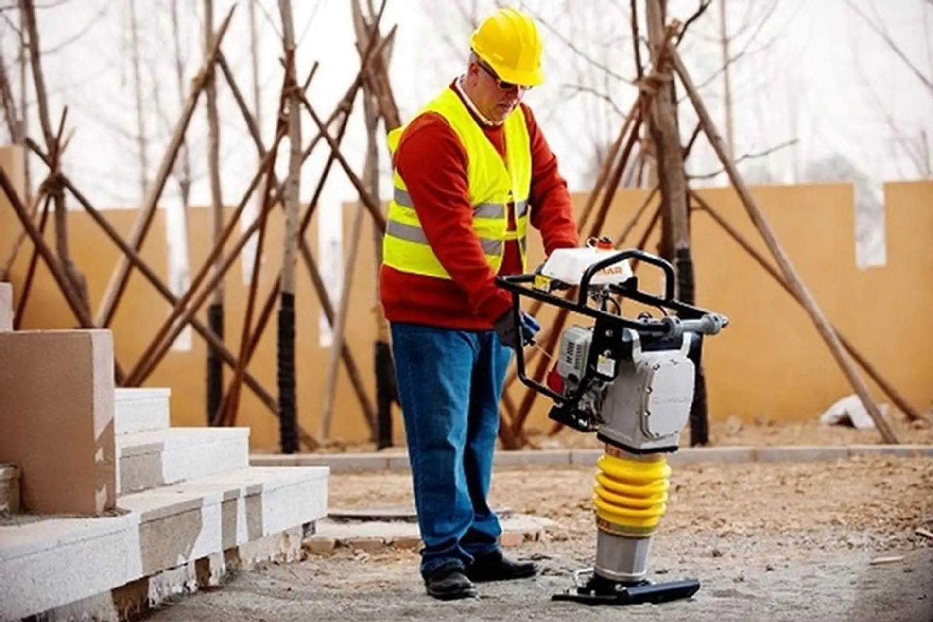 Máy đầm cóc là gì? Tìm hiểu về cấu tạo và nguyên lý hoạt động của máy đầm cóc