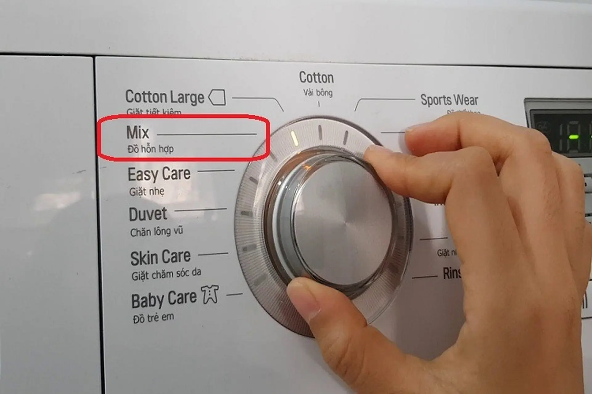 Chế độ Mixed trong máy giặt là gì? Hướng dẫn cách sử dụng chế độ Mixed hiệu quả