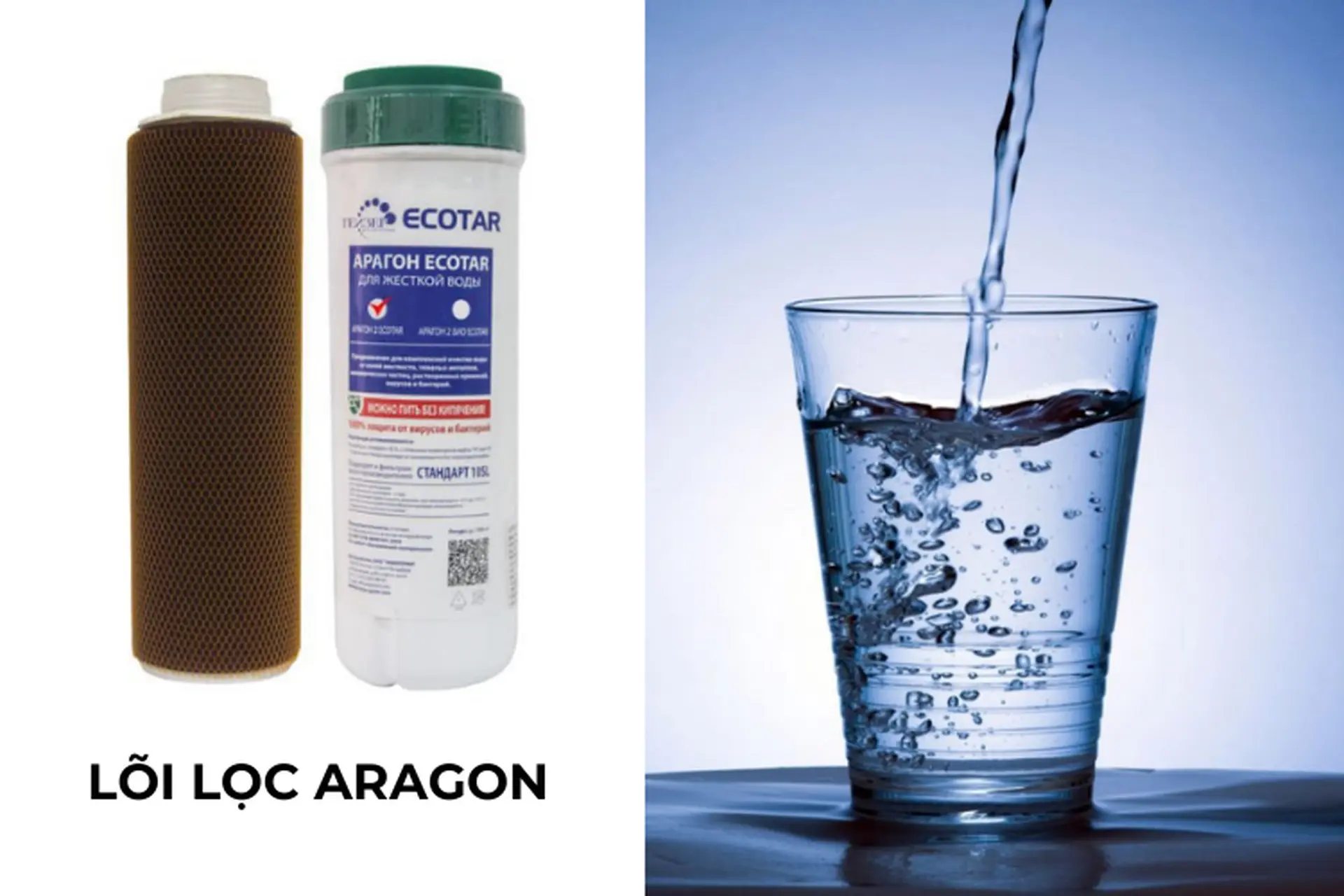 Tìm hiểu khả năng lọc nước ưu việt của lõi lọc Aragon & Top máy lọc nước có công nghệ lọc tương đương hiện nay