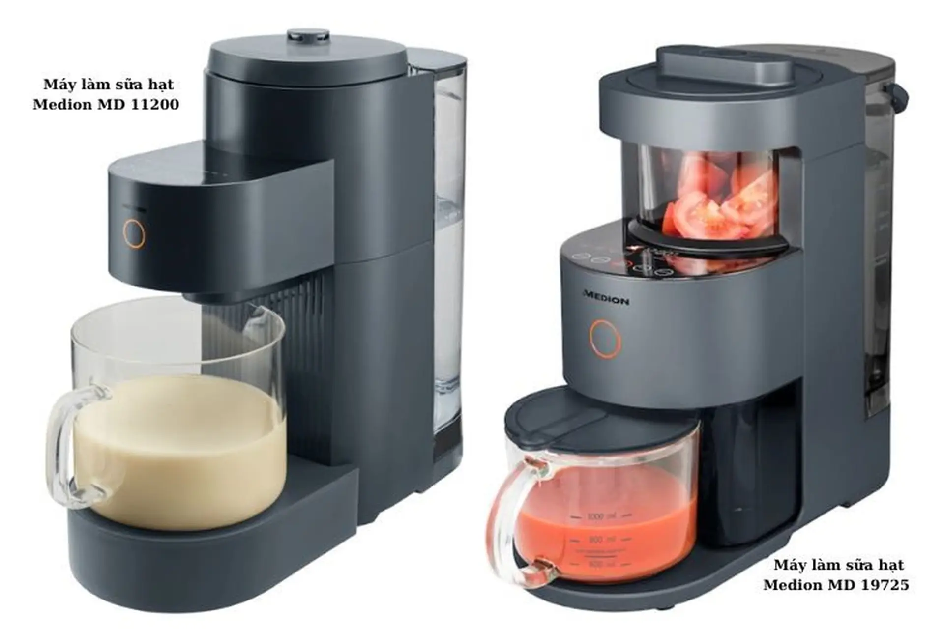 Review máy làm sữa hạt Medion MD 11200 và 19725 để mua sản phẩm phù hợp nhu cầu sử dụng